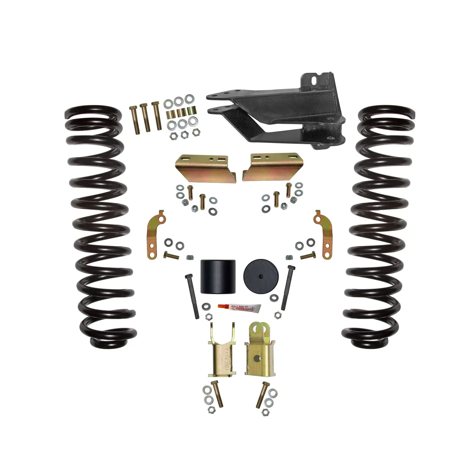 Skyjacker 2.5 in. Front Leveling Kit With Shock Extension Brackets.