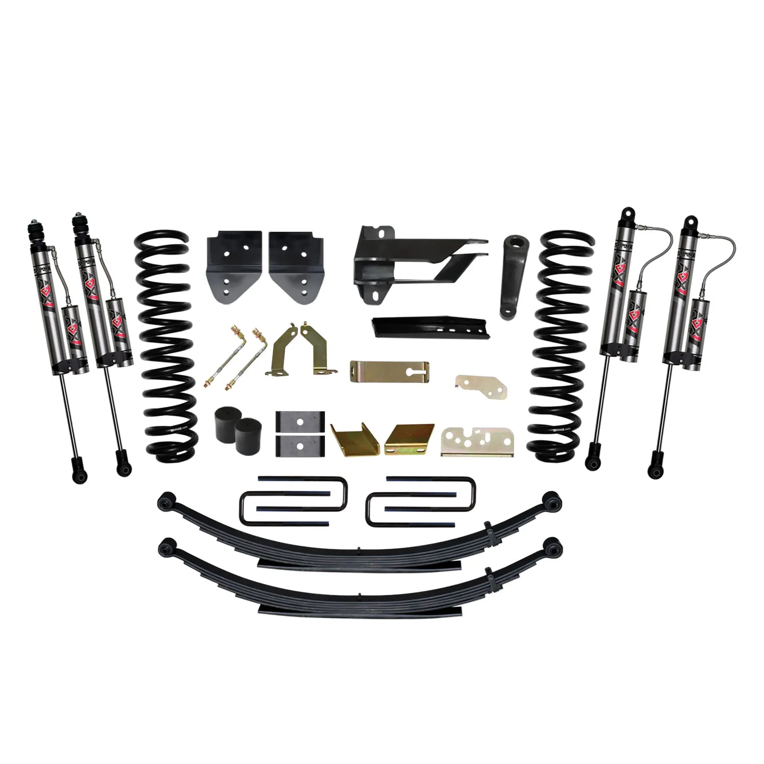 Skyjacker 6 in. Suspension Lift System With ADX 2.0 Remote Reservoir Monotube Shocks.