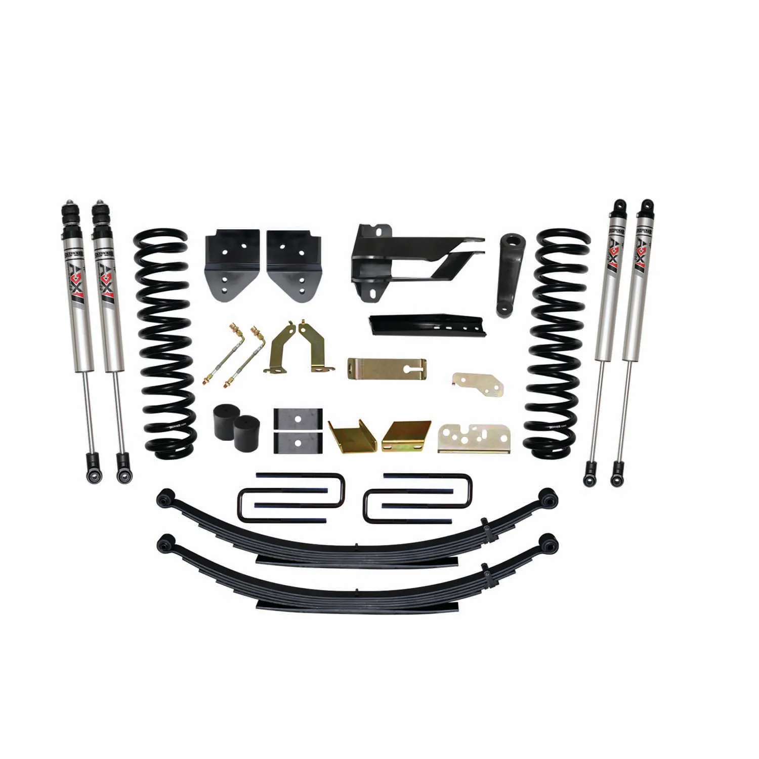 Skyjacker 6 in. Suspension Lift Kit With ADX M2.0 Aluminum Monotube Shocks.