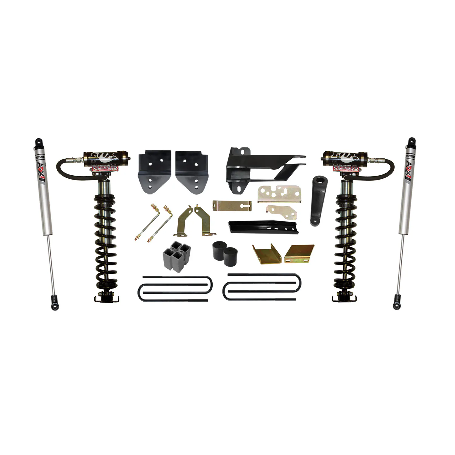 Skyjacker 6 in. Suspension Lift Kit With ADX M2.0 Aluminum Monotube Shocks.