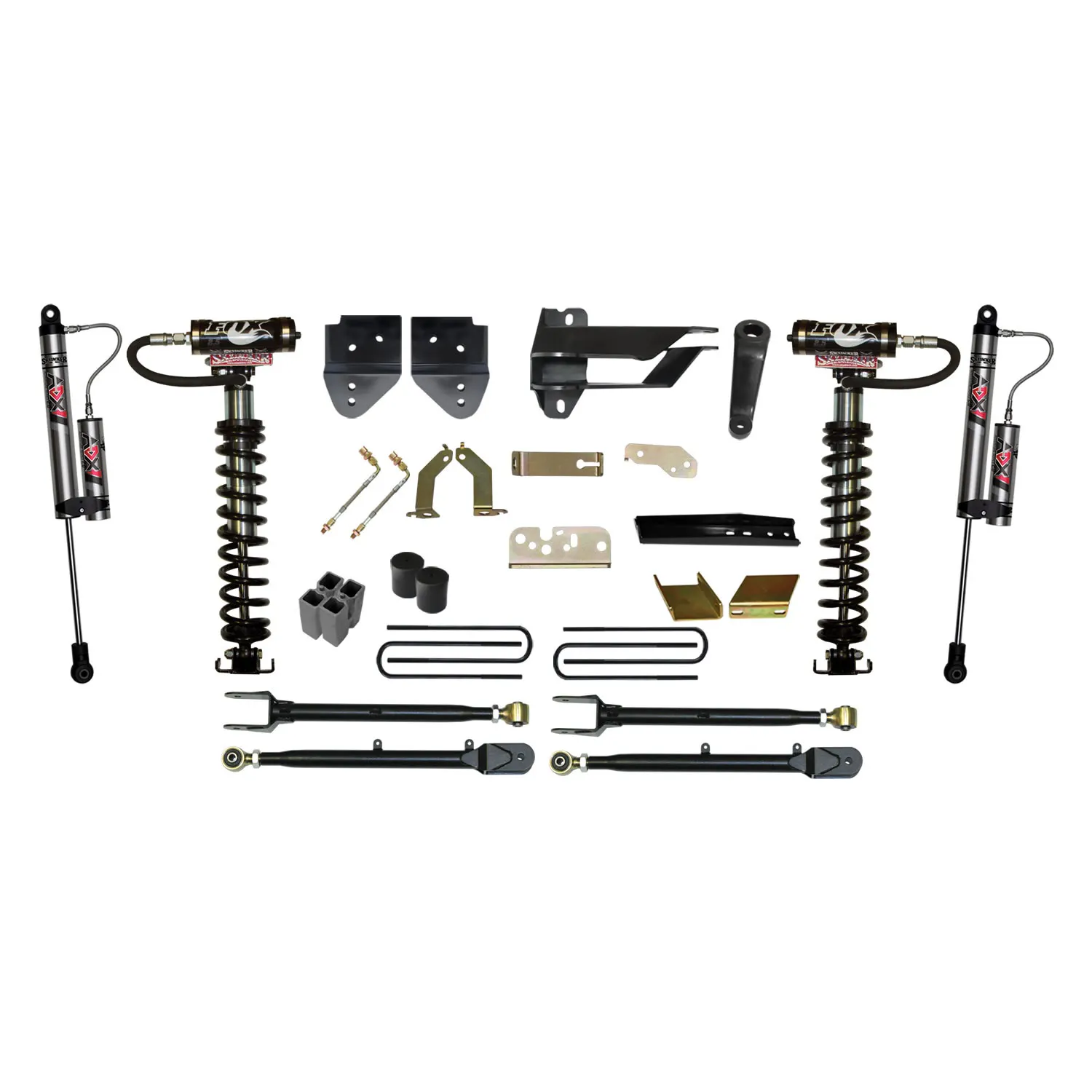 Skyjacker 6 in. Suspension Lift Kit With ADX 2.0 Remote Reservoir Monotube Shocks.