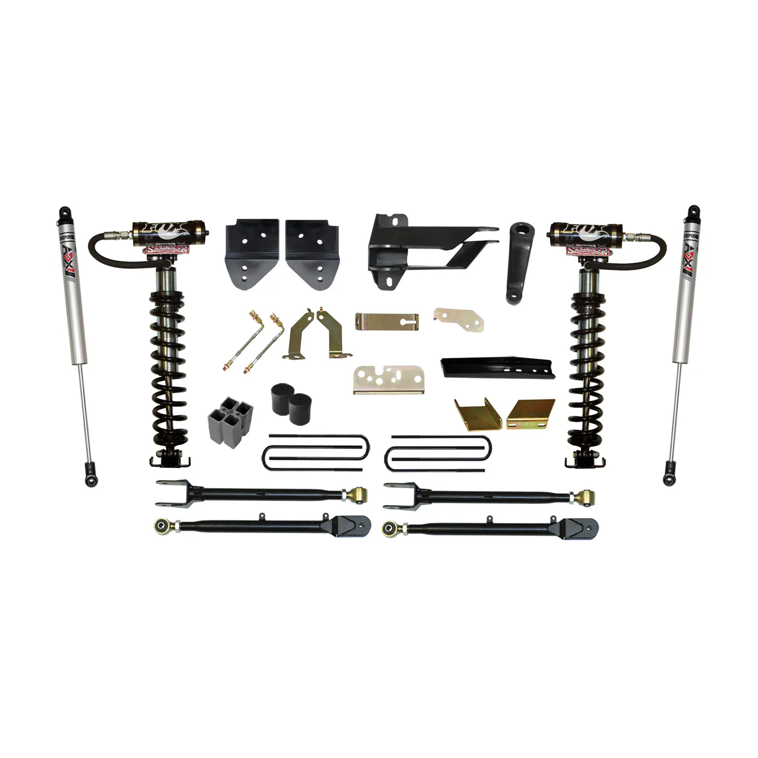 Skyjacker 6 in. Suspension Lift Kit With ADX M2.0 Aluminum Monotube Shocks.