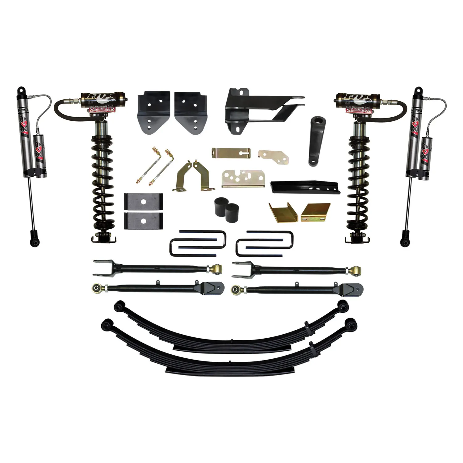 Skyjacker 6 in. Suspension Lift System With ADX 2.0 Remote Reservoir Monotube Shocks.