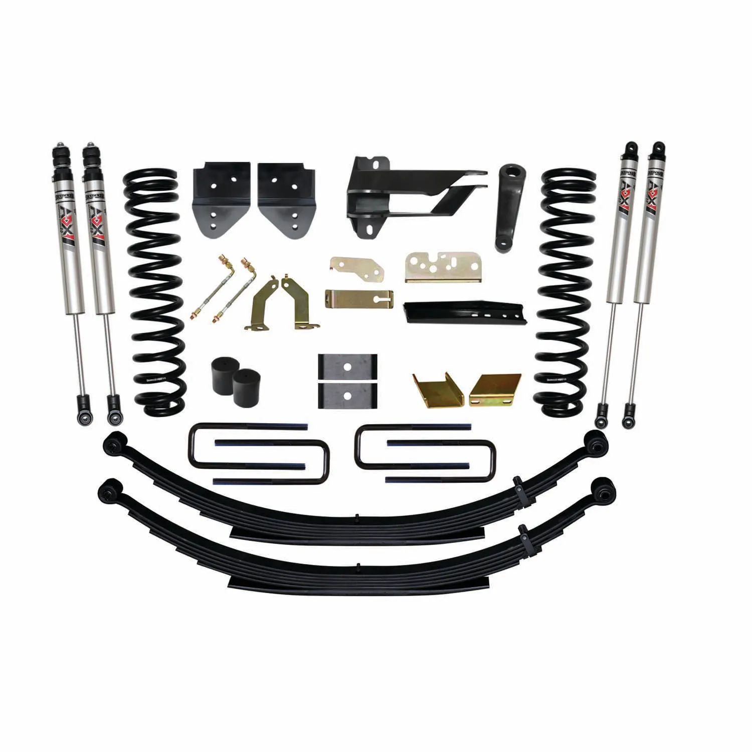 Skyjacker 6 in. Suspension Lift Kit With ADX M2.0 Aluminum Monotube Shocks.