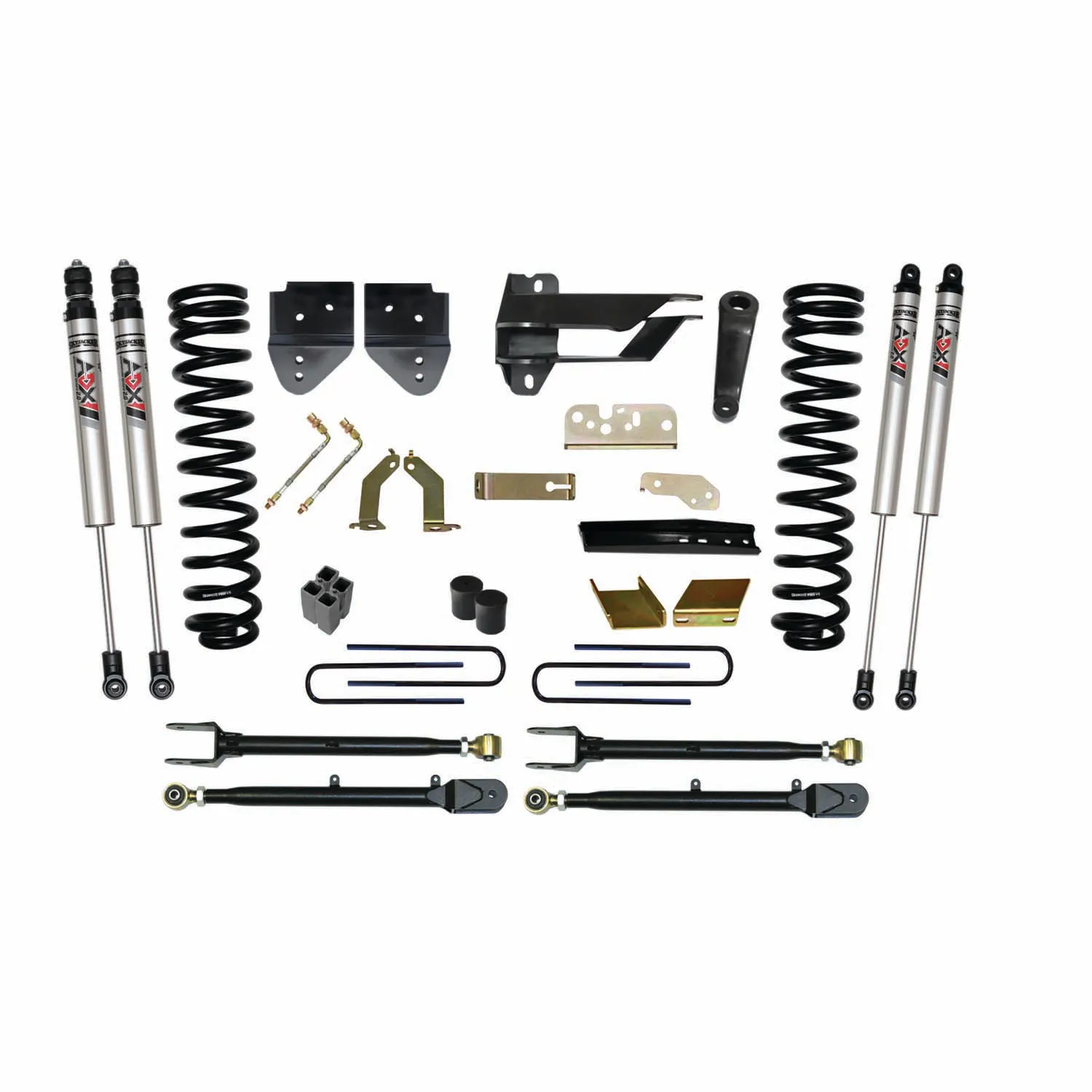 Skyjacker 6 in. Suspension Lift Kit With ADX M2.0 Aluminum Monotube Shocks.