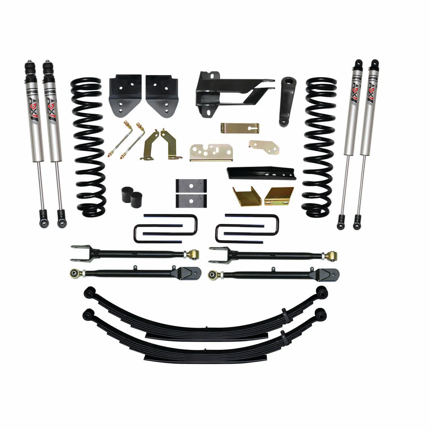 Skyjacker 6 in. Suspension Lift Kit With ADX M2.0 Aluminum Monotube Shocks.