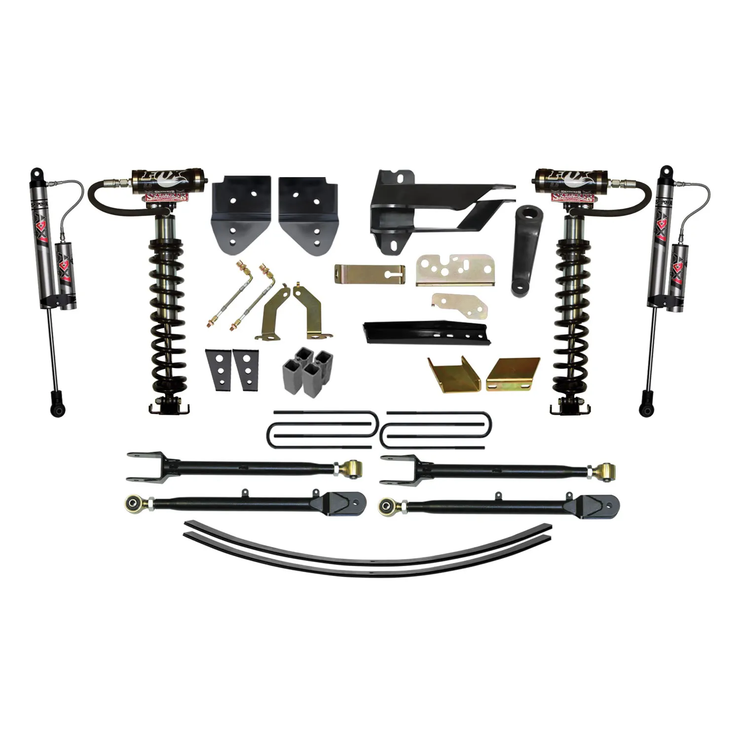 Skyjacker 8.5 in. Suspension Lift Kit With ADX 2.0 Remote Reservoir Monotube Shocks.