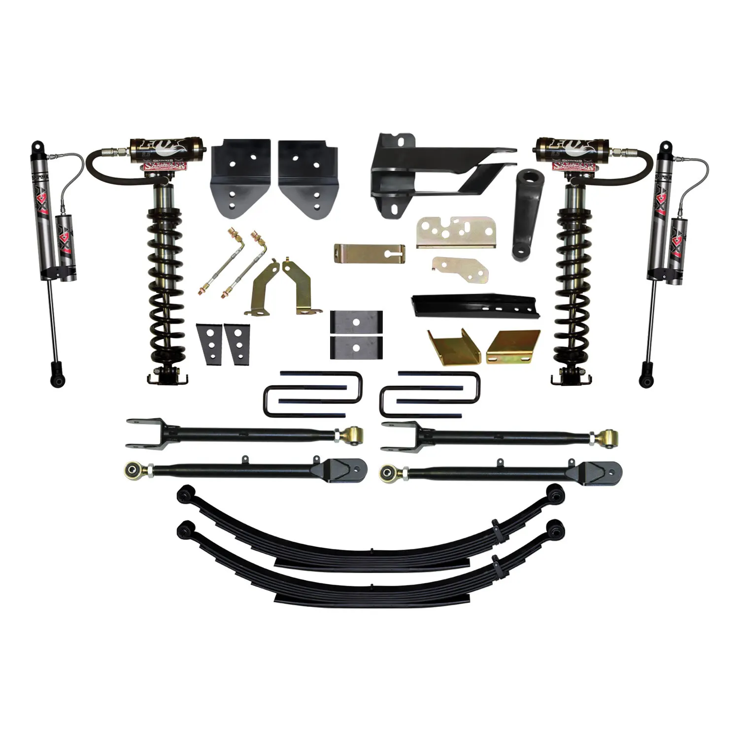 Skyjacker 8.5 in. Suspension Lift System With ADX 2.0 Remote Reservoir Monotube Shocks.