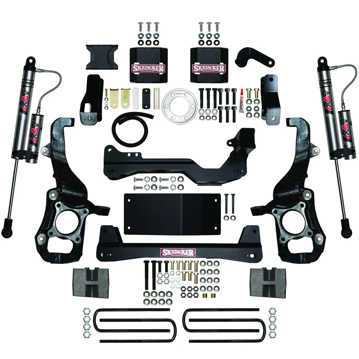 Skyjacker 6 in. Suspension Lift Kit With ADX 2.0 Remote Reservoir Monotube Shocks.