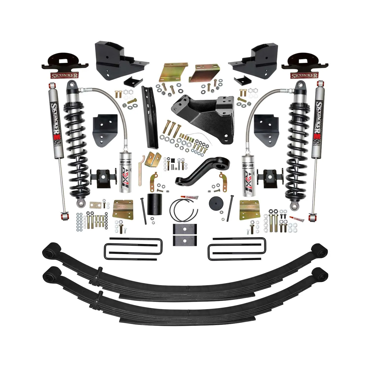 Skyjacker 6 in. ADX 2.5 Coilover Suspension Lift Kit With M95 Monotube Shocks.