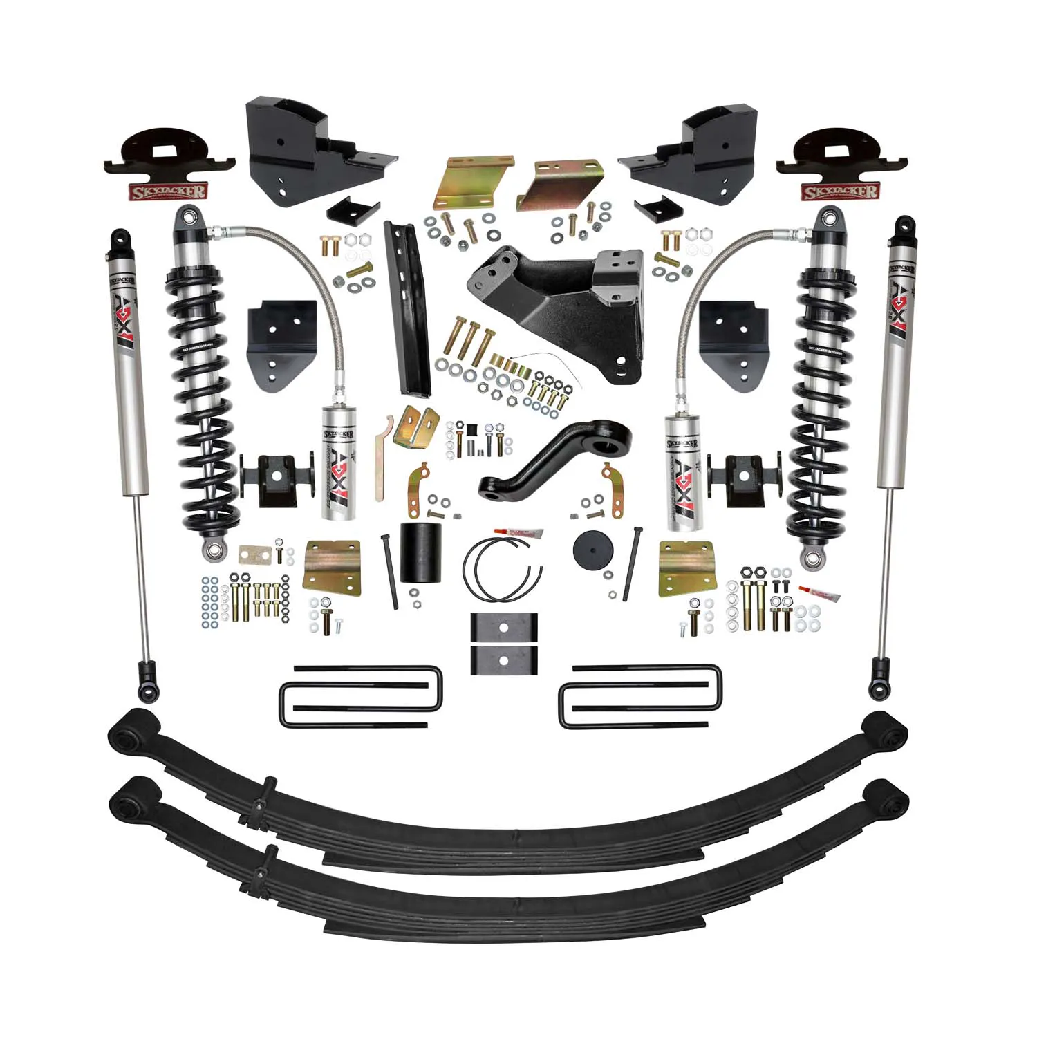 Skyjacker 6 in. Suspension Lift Kit With ADX M2.0 Aluminum Monotube Shocks.