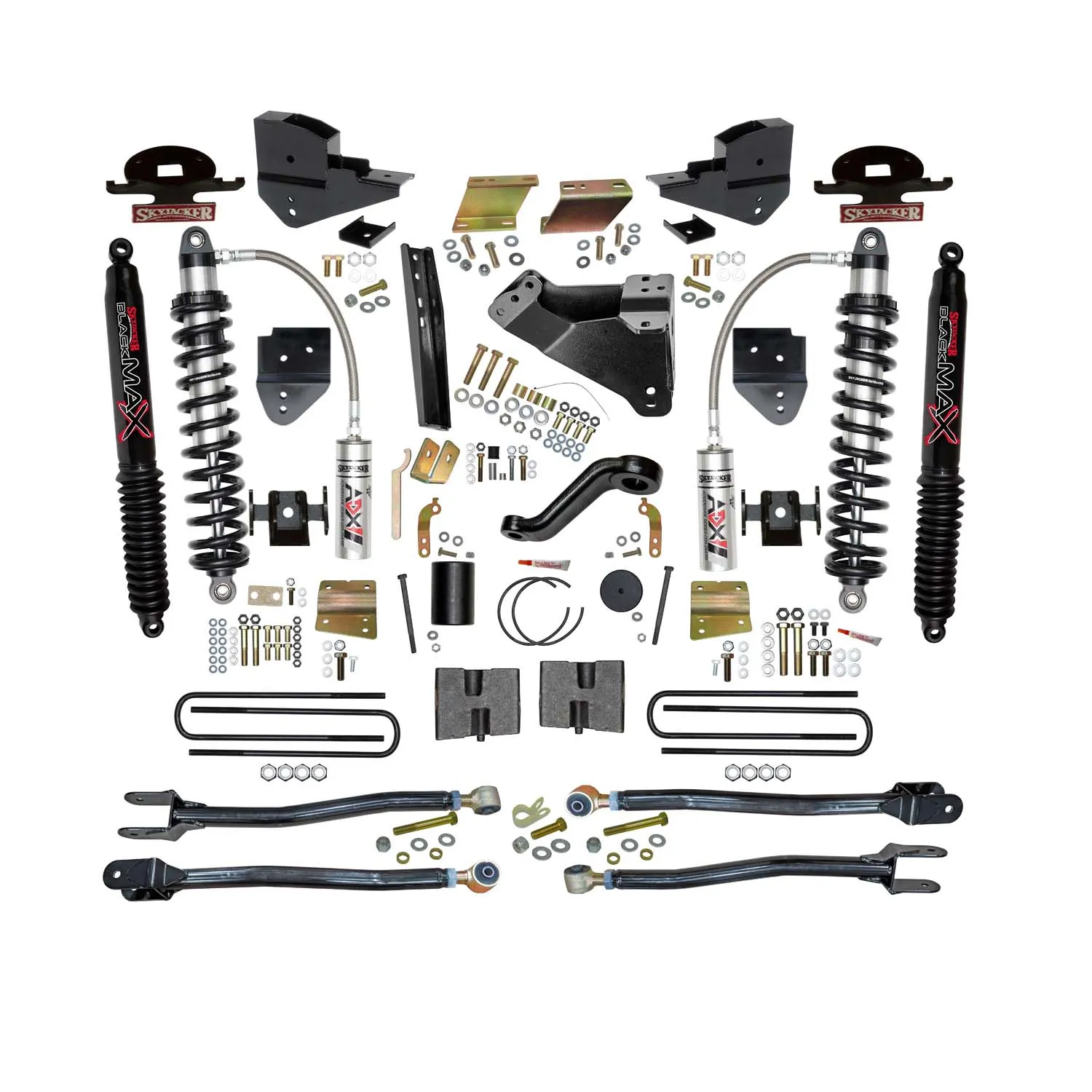 Skyjacker 6 in. ADX 2.5 Coilover Suspension Lift Kit With  4-Link Conversion.
