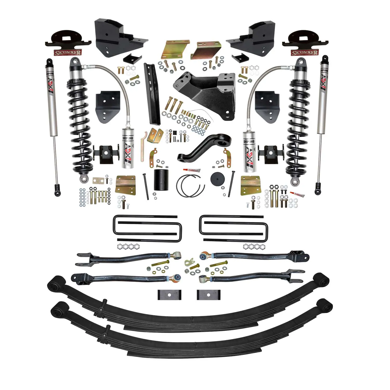 Skyjacker 6 in. Suspension Lift Kit With ADX M2.0 Aluminum Monotube Shocks.