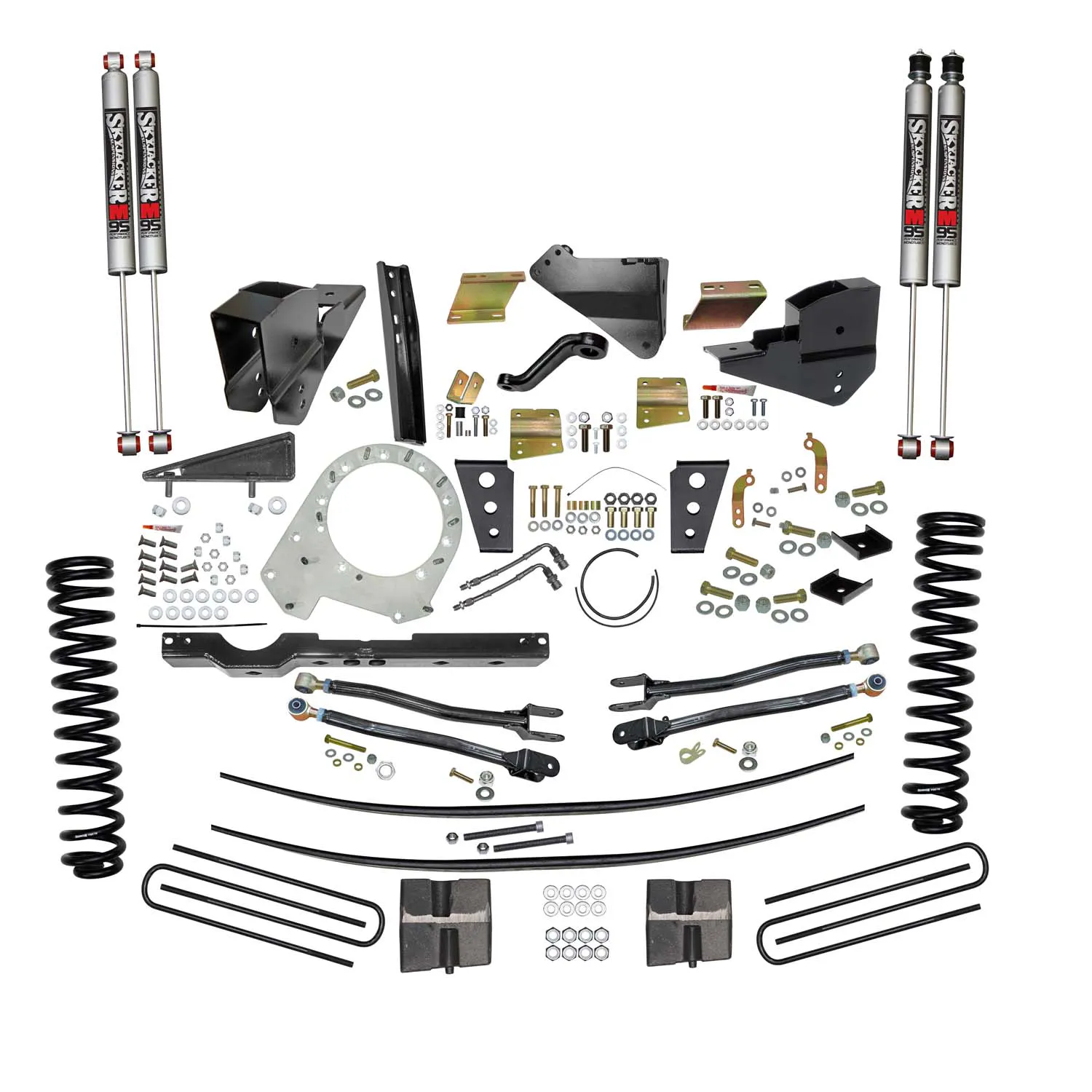 Skyjacker 8.5 In. Suspension Lift Kit With 4-Link Conversion And M95 Monotube Shocks