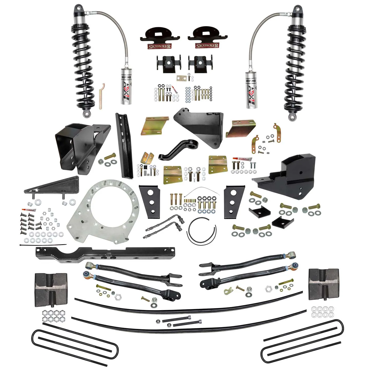 Skyjacker 8.5 In. ADX 2.5 Coilover Lift Kit With 4-Link Conversion And M95 Shocks
