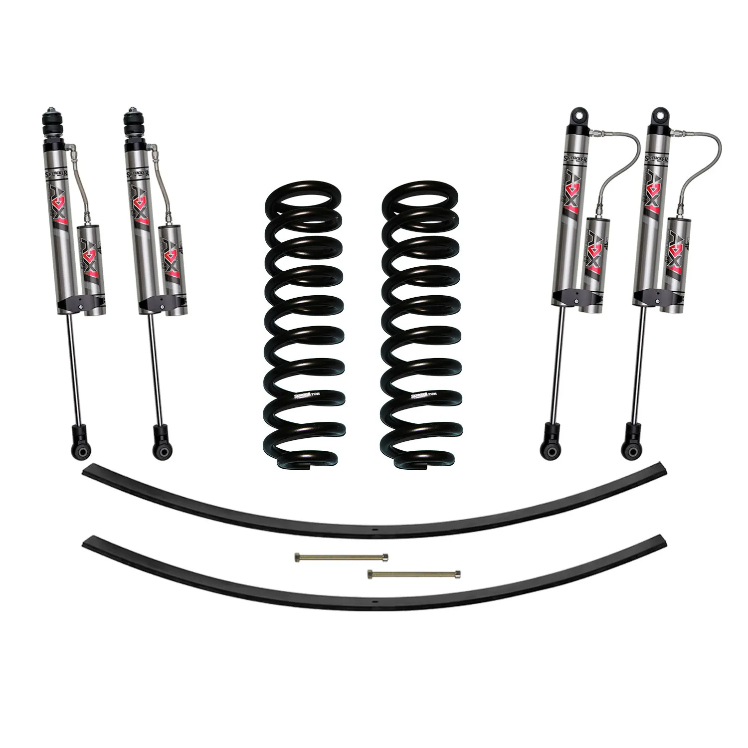 Skyjacker 2-2.5 in. Suspension Lift Kit With ADX 2.0 Remote Reservoir Monotube Shocks.