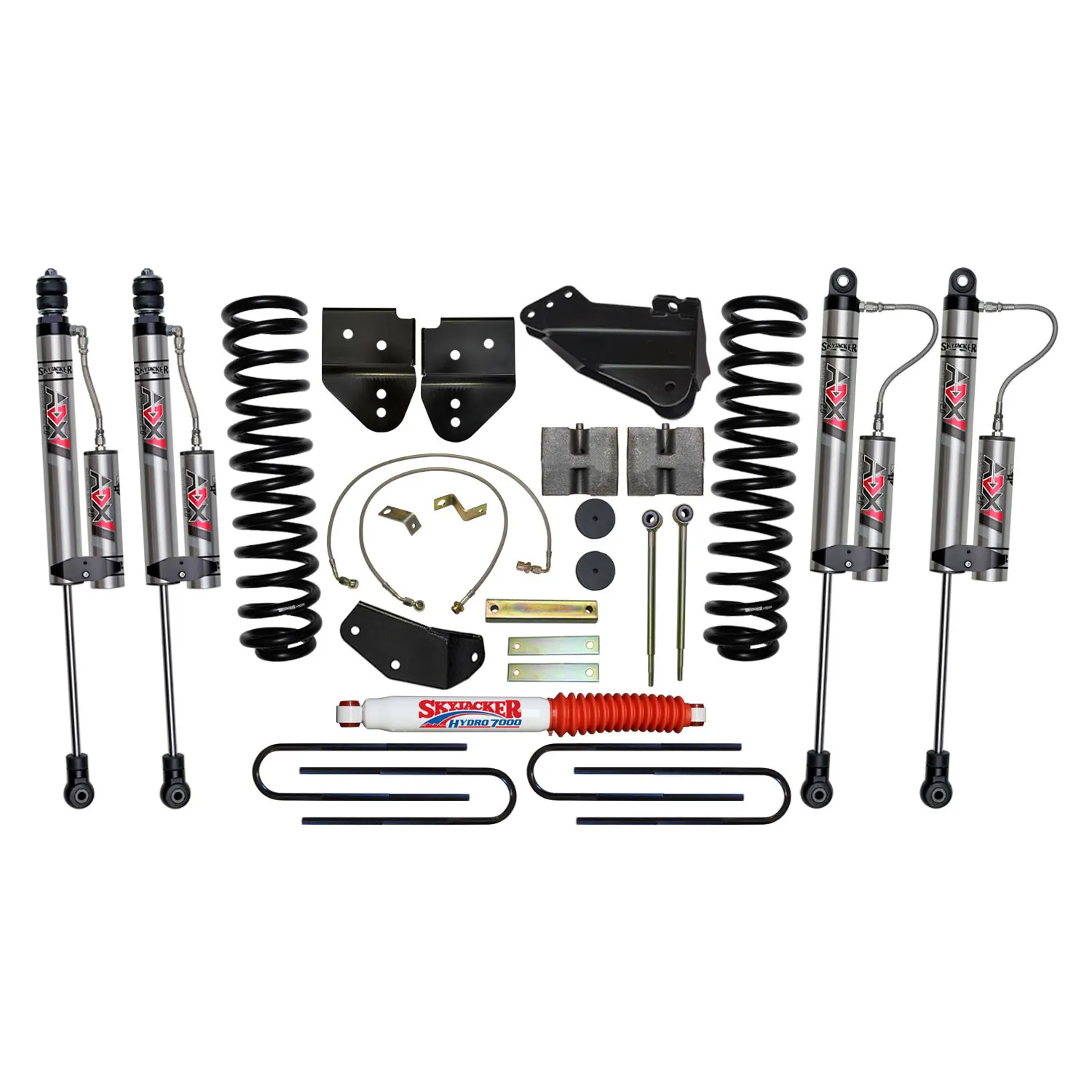 Skyjacker 6 in. Suspension Lift Kit With ADX 2.0 Remote Reservoir Monotube Shocks.