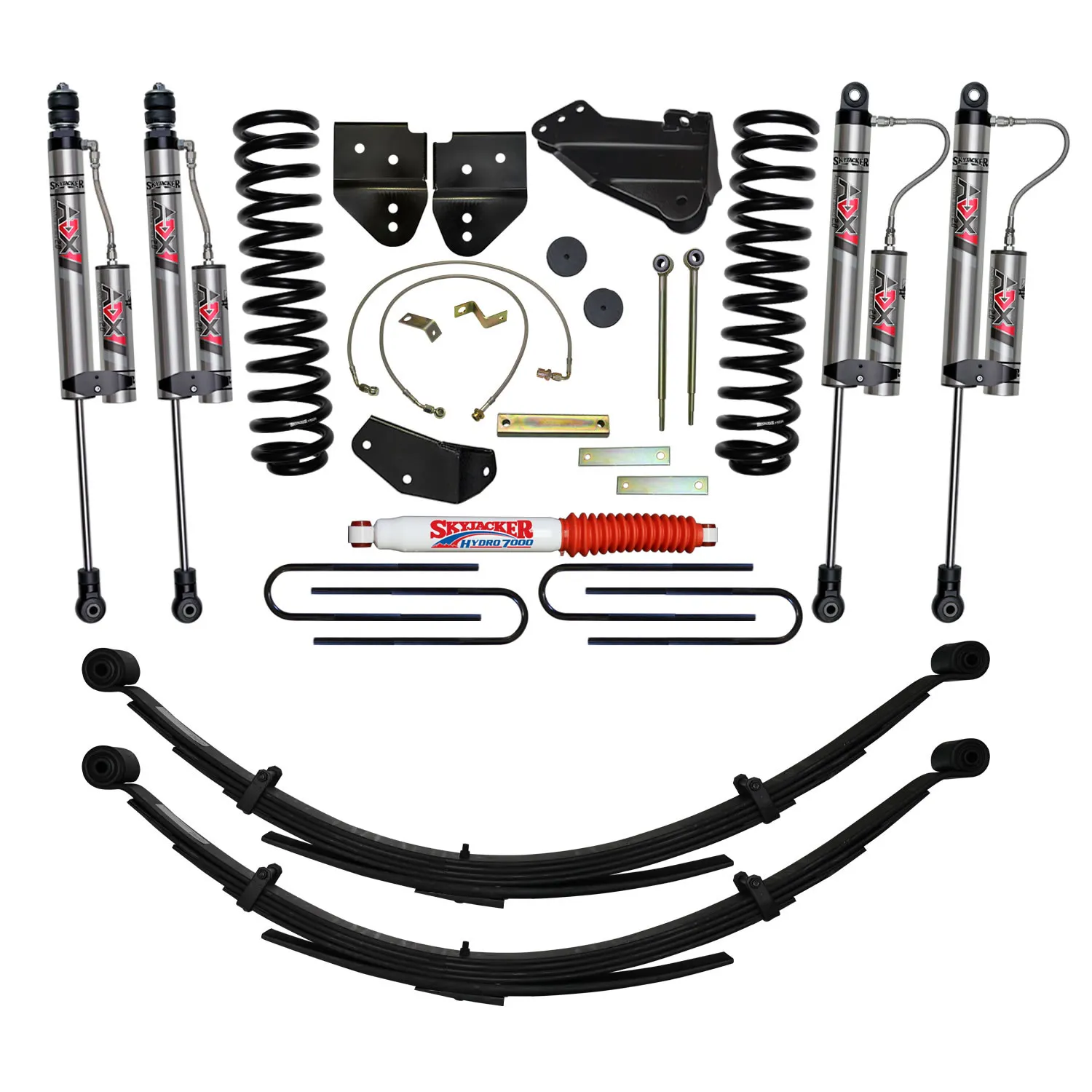 Skyjacker 6 in. Suspension Lift System With ADX 2.0 Remote Reservoir Monotube Shocks.