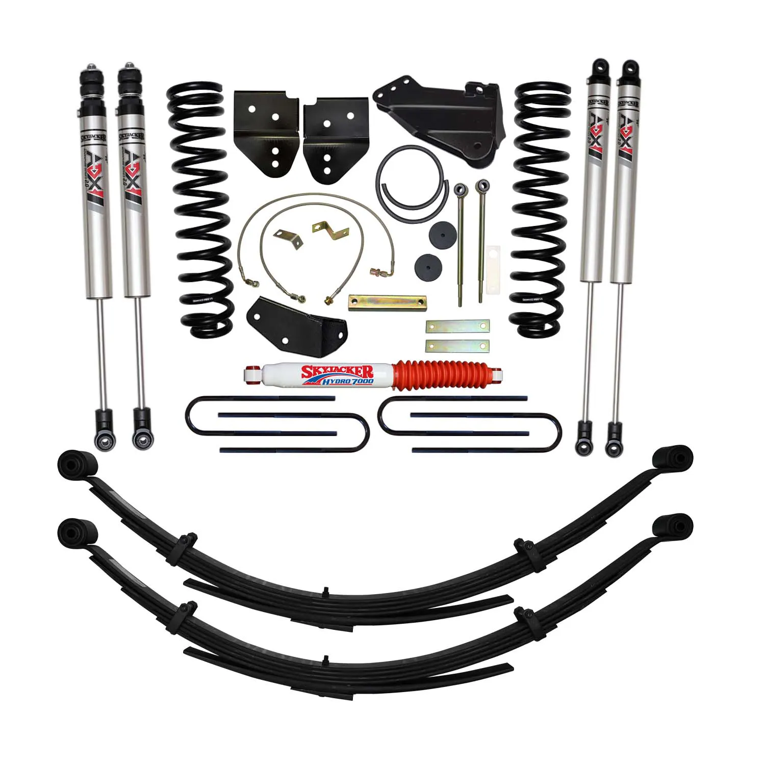 Skyjacker 6 in. Suspension Lift Kit With ADX M2.0 Aluminum Monotube Shocks.