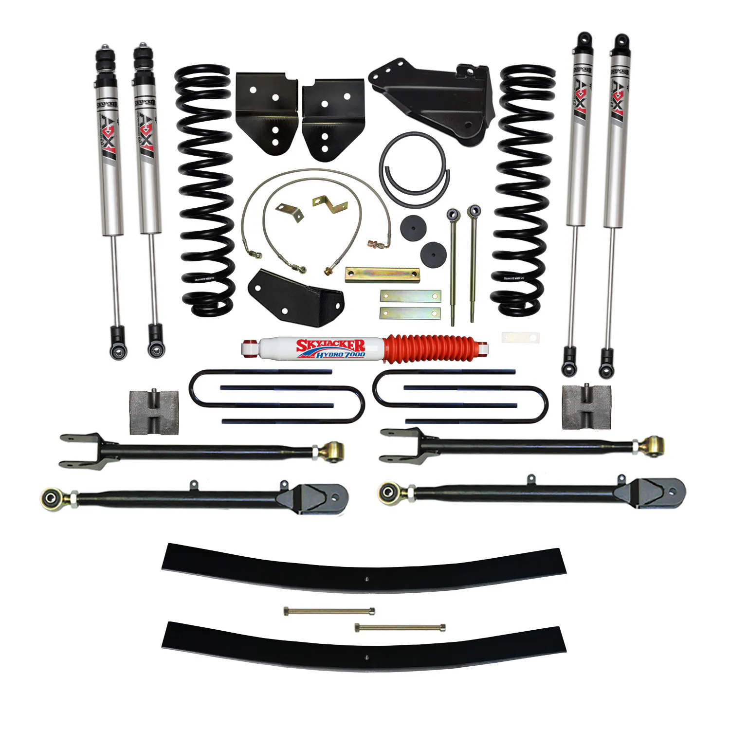 Skyjacker 8.5 in. Suspension Lift Kit With ADX M2.0 Aluminum Monotube Shocks.