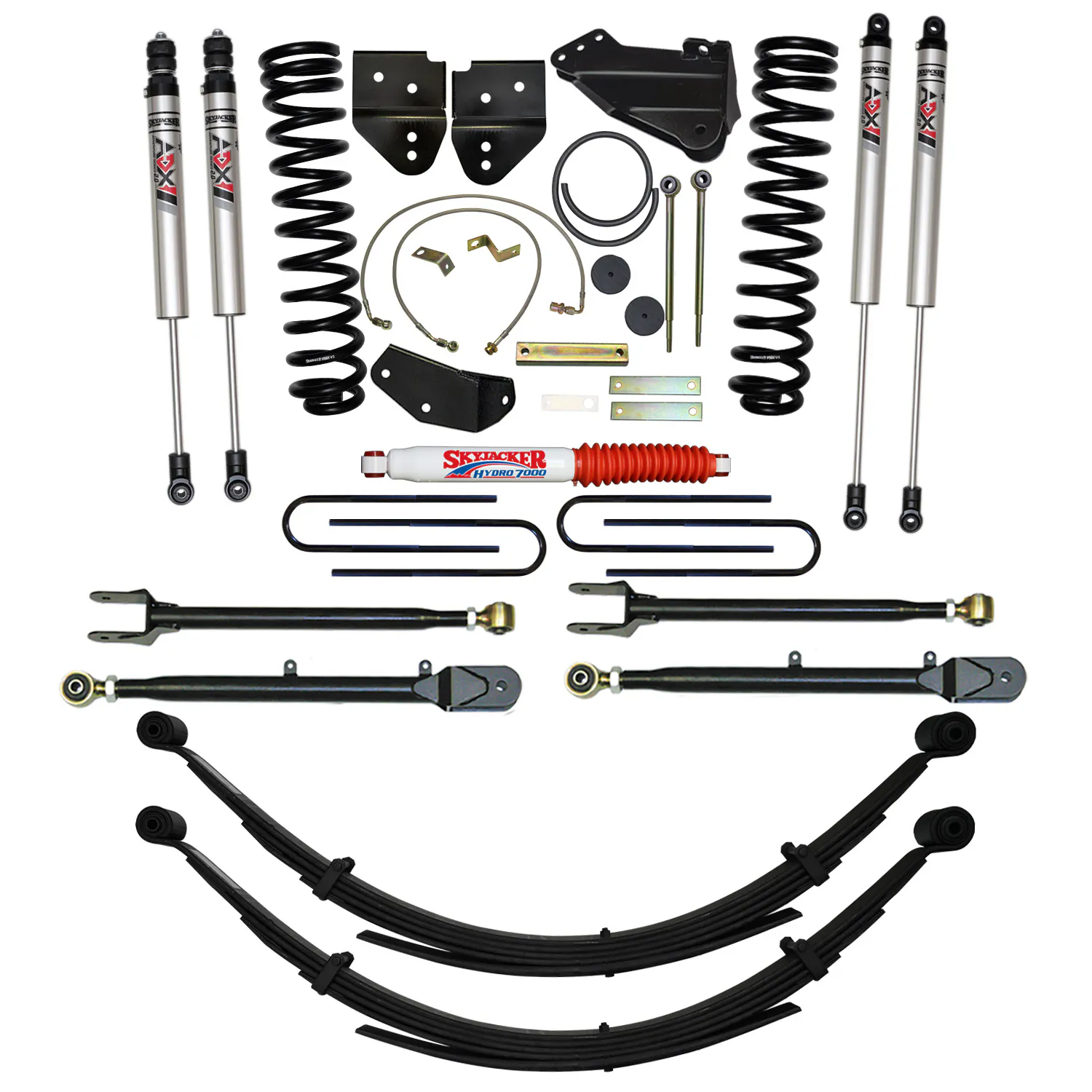 Skyjacker 8.5 in. Suspension Lift Kit With ADX M2.0 Aluminum Monotube Shocks.