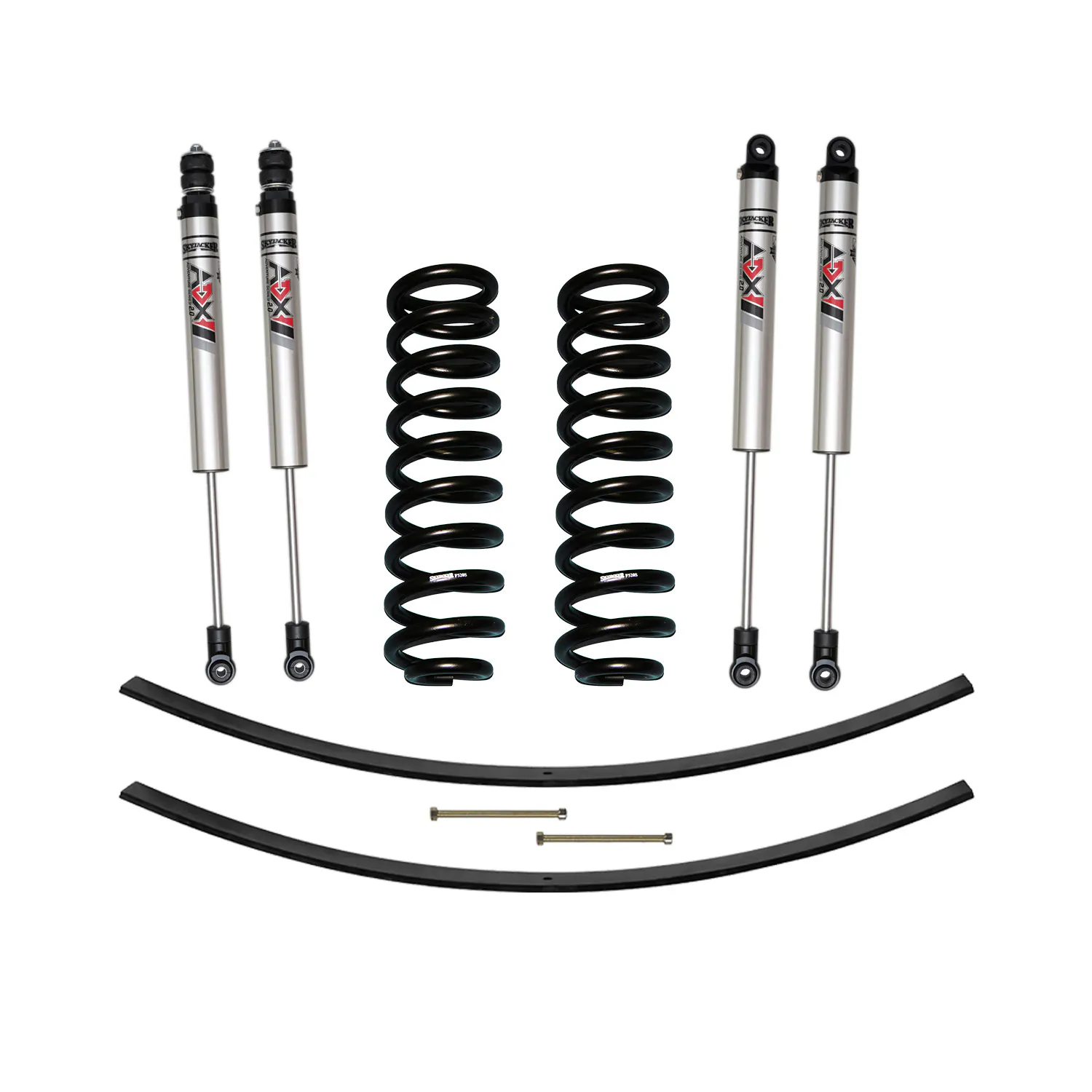Skyjacker 2 in. Suspension Lift Kit With ADX M2.0 Aluminum Monotube Shocks.