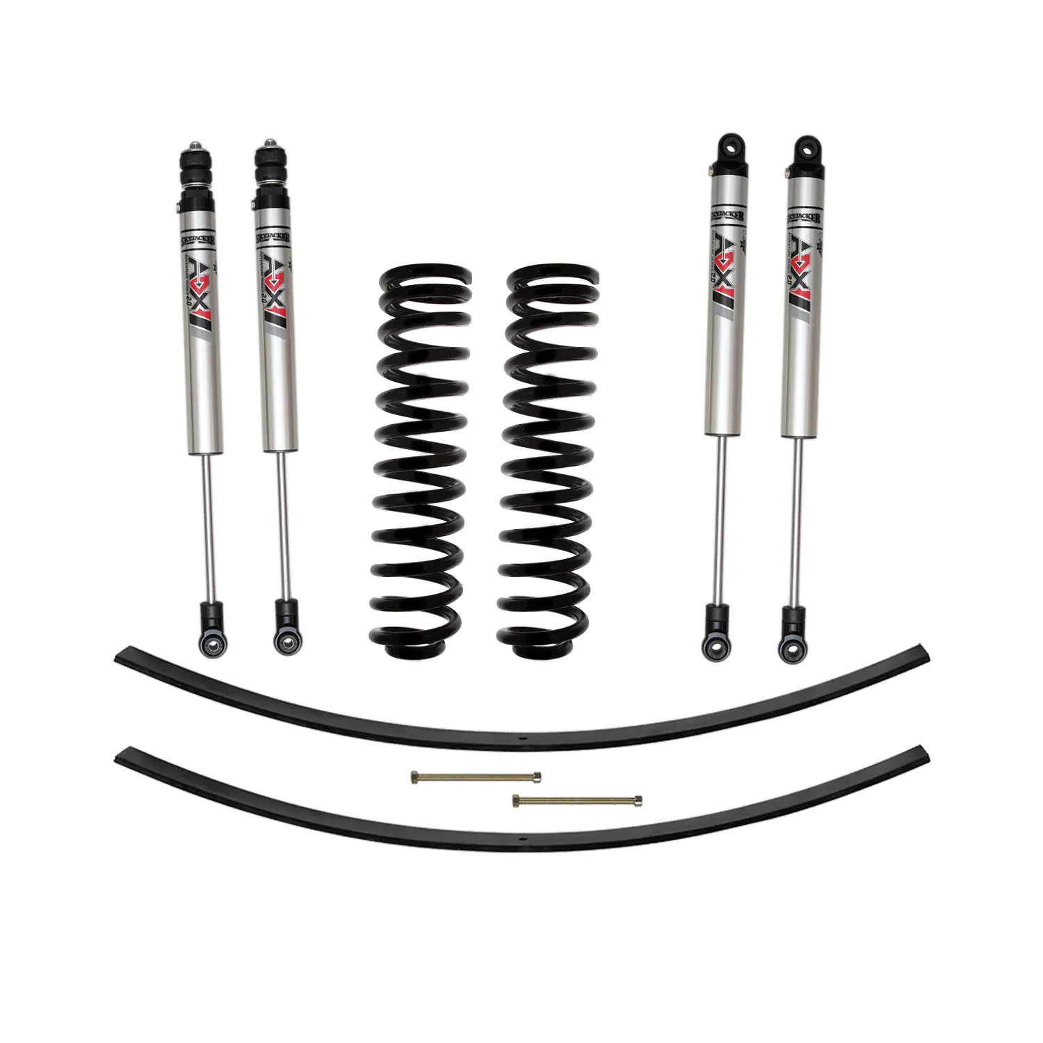Skyjacker 2 in. Suspension Lift Kit With ADX M2.0 Aluminum Monotube Shocks.