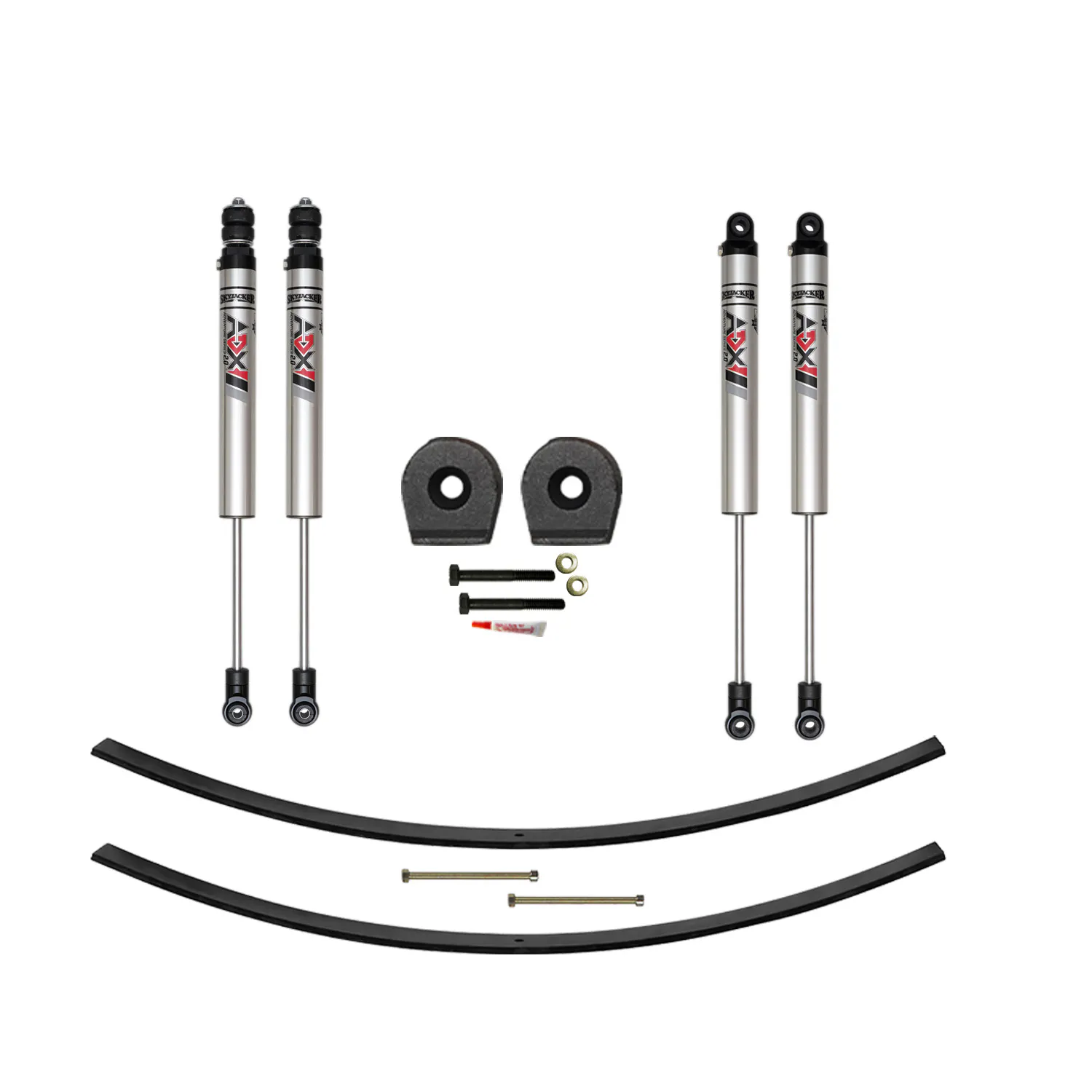 Skyjacker 2.5 in. Suspension Lift Kit With ADX M2.0 Aluminum Monotube Shocks.