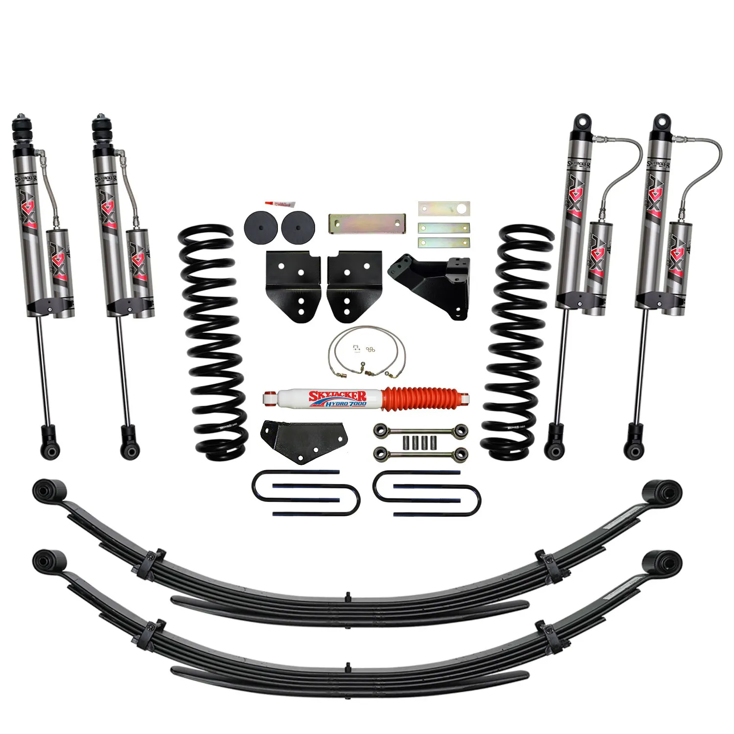 Skyjacker 6 in. Suspension Lift System With ADX 2.0 Remote Reservoir Monotube Shocks.