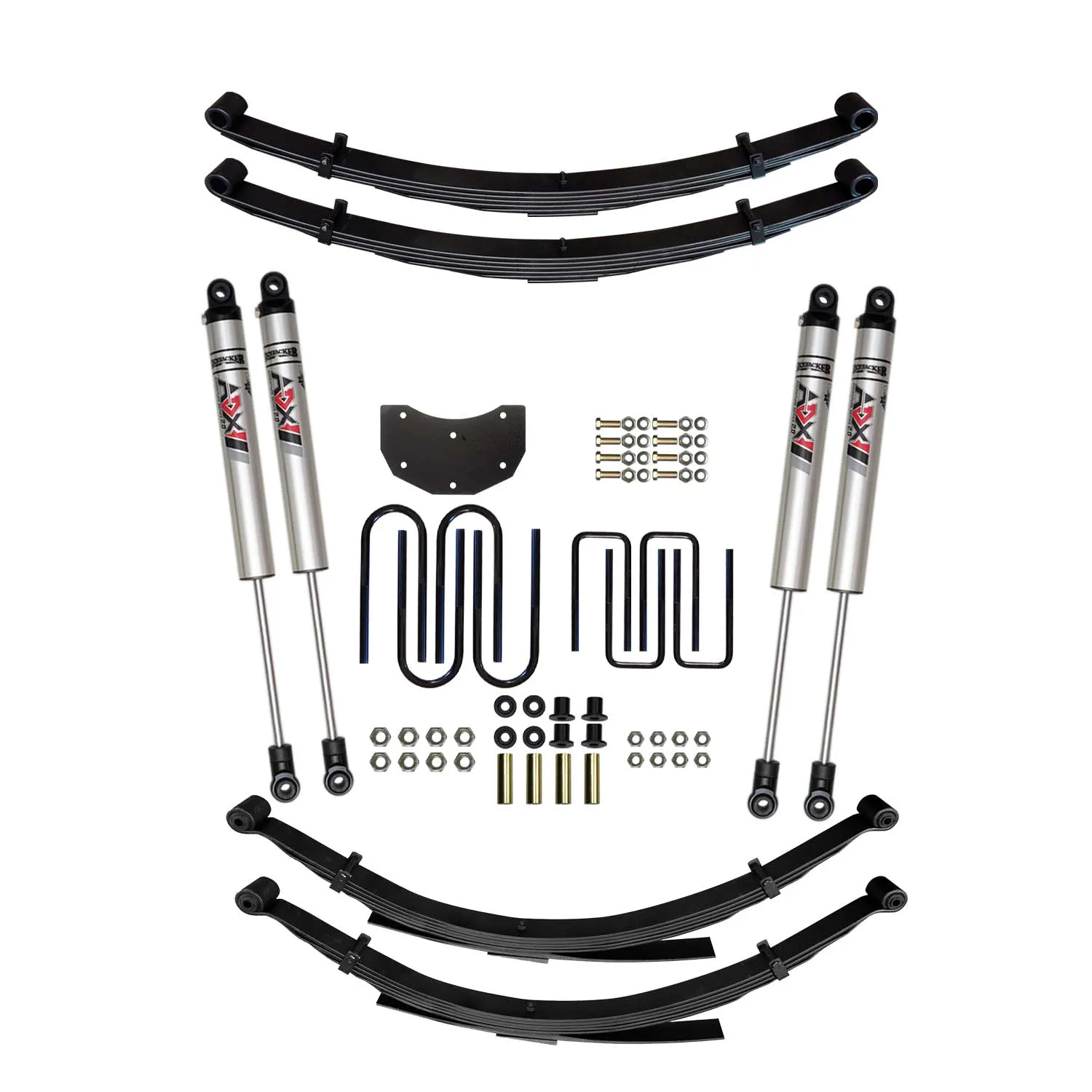 Skyjacker 6 in. Suspension Lift Kit With ADX M2.0 Aluminum Monotube Shocks.