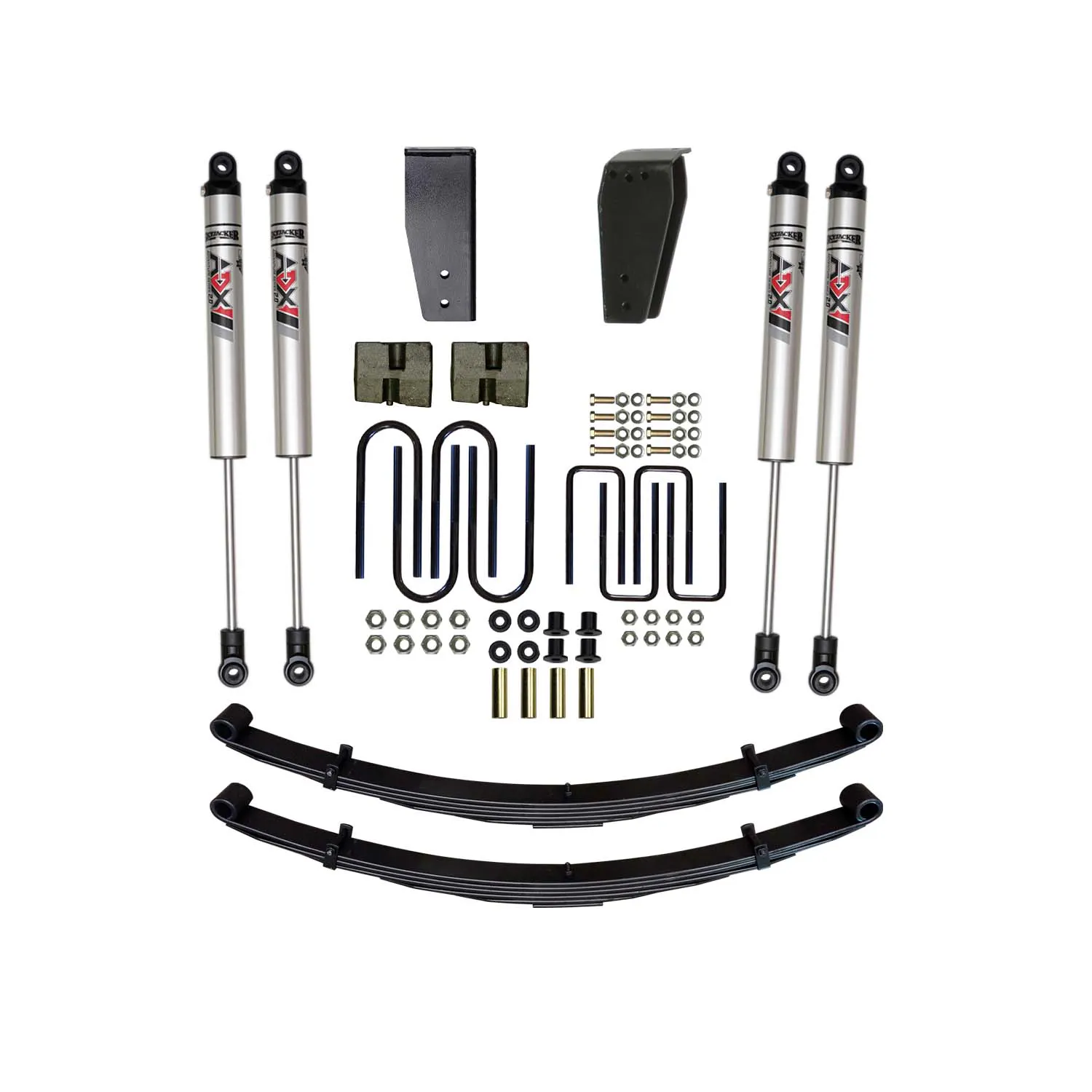 Skyjacker 6 in. Suspension Lift Kit With ADX M2.0 Aluminum Monotube Shocks.