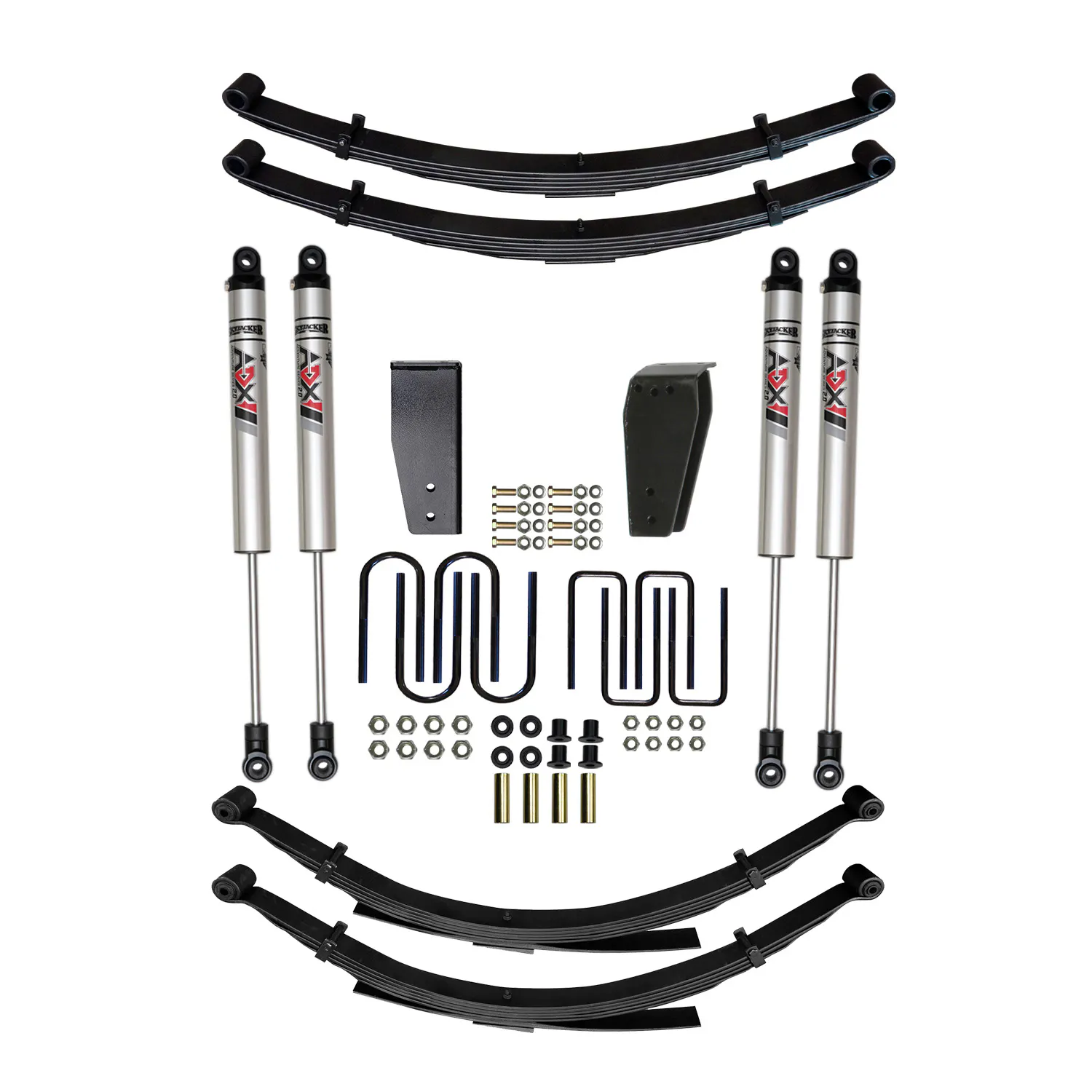 Skyjacker 6 in. Suspension Lift Kit With ADX M2.0 Aluminum Monotube Shocks.