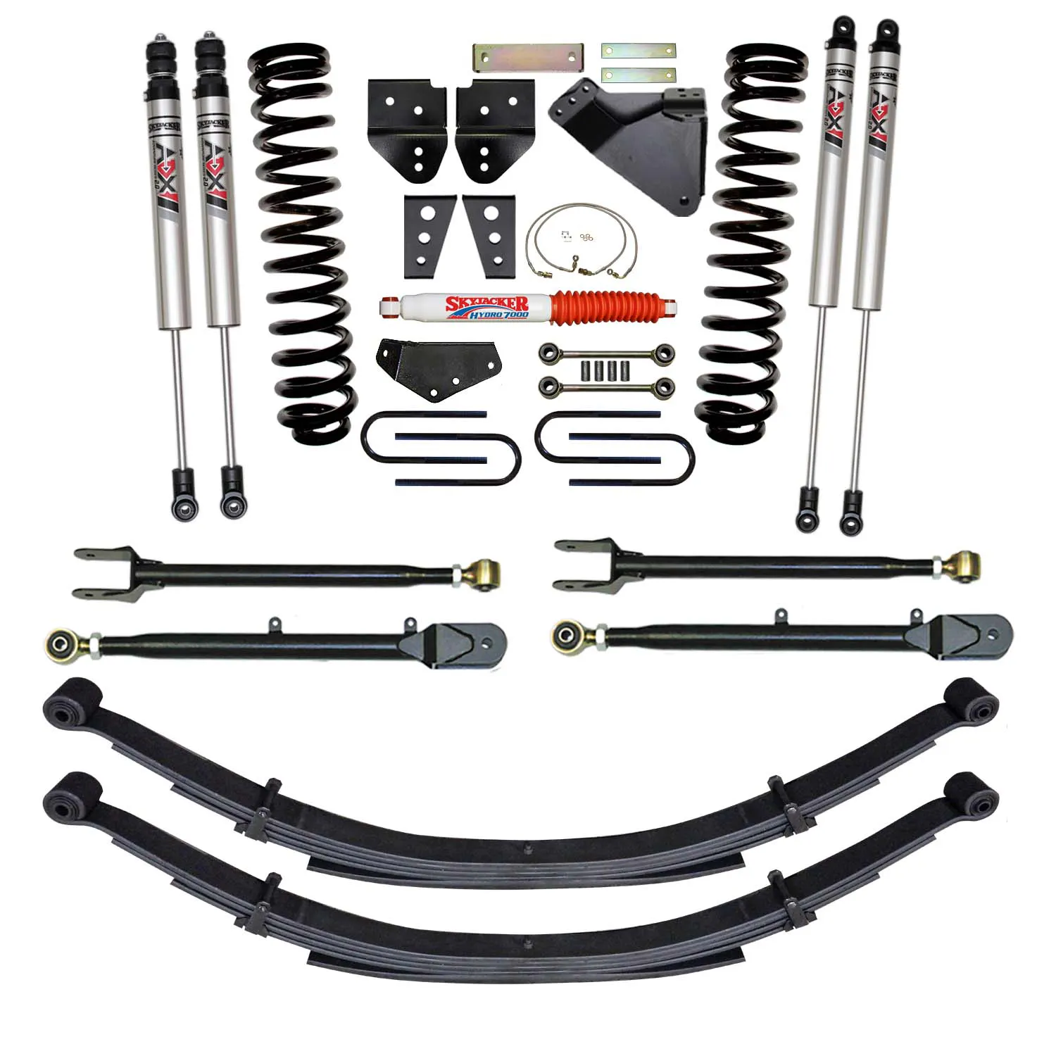 Skyjacker 8.5 in. Suspension Lift Kit With ADX M2.0 Aluminum Monotube Shocks.