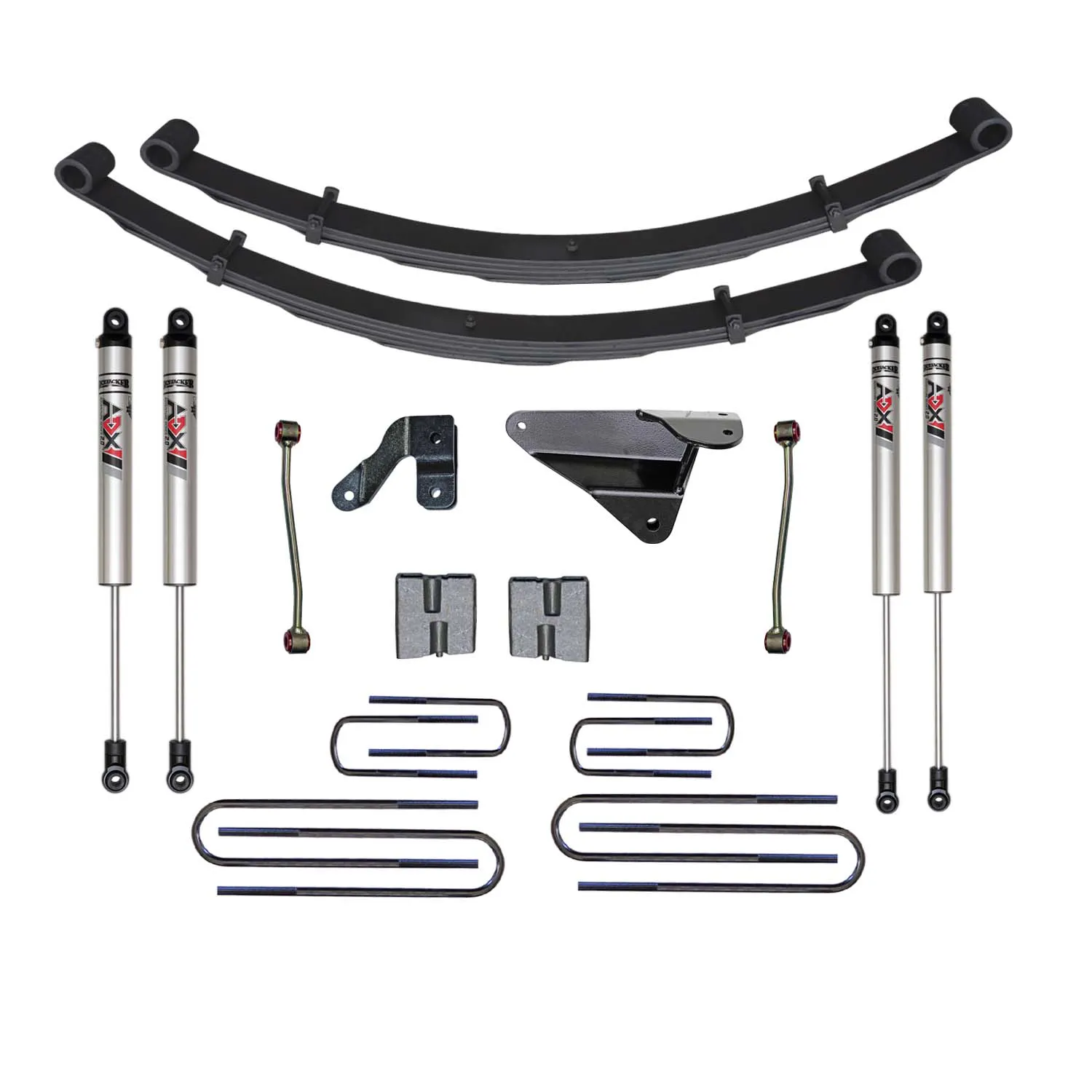 Skyjacker 6 in. Suspension Lift Kit With ADX M2.0 Aluminum Monotube Shocks.