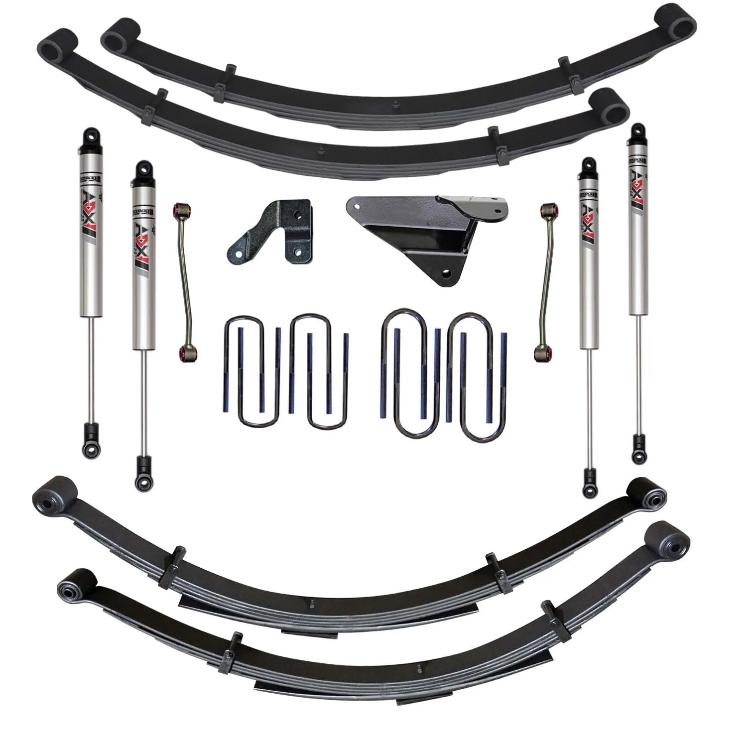 Skyjacker 6 in. Suspension Lift Kit With ADX M2.0 Aluminum Monotube Shocks.