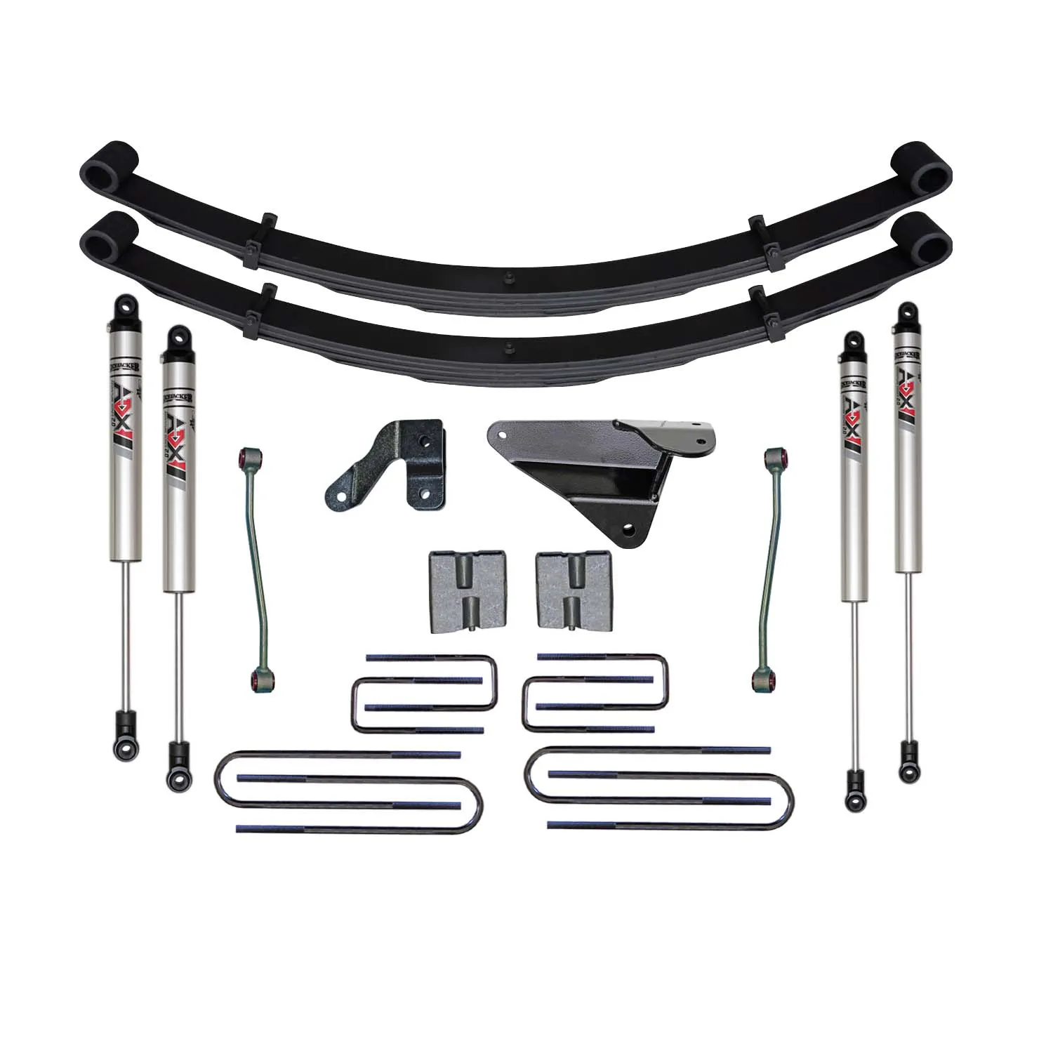 Skyjacker 6 in. Suspension Lift Kit With ADX M2.0 Aluminum Monotube Shocks.