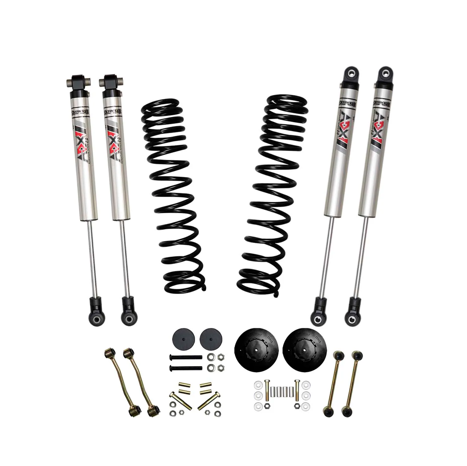 Skyjacker 2.5 in. Suspension Lift Kit With ADX M2.0 Aluminum Monotube Shocks.