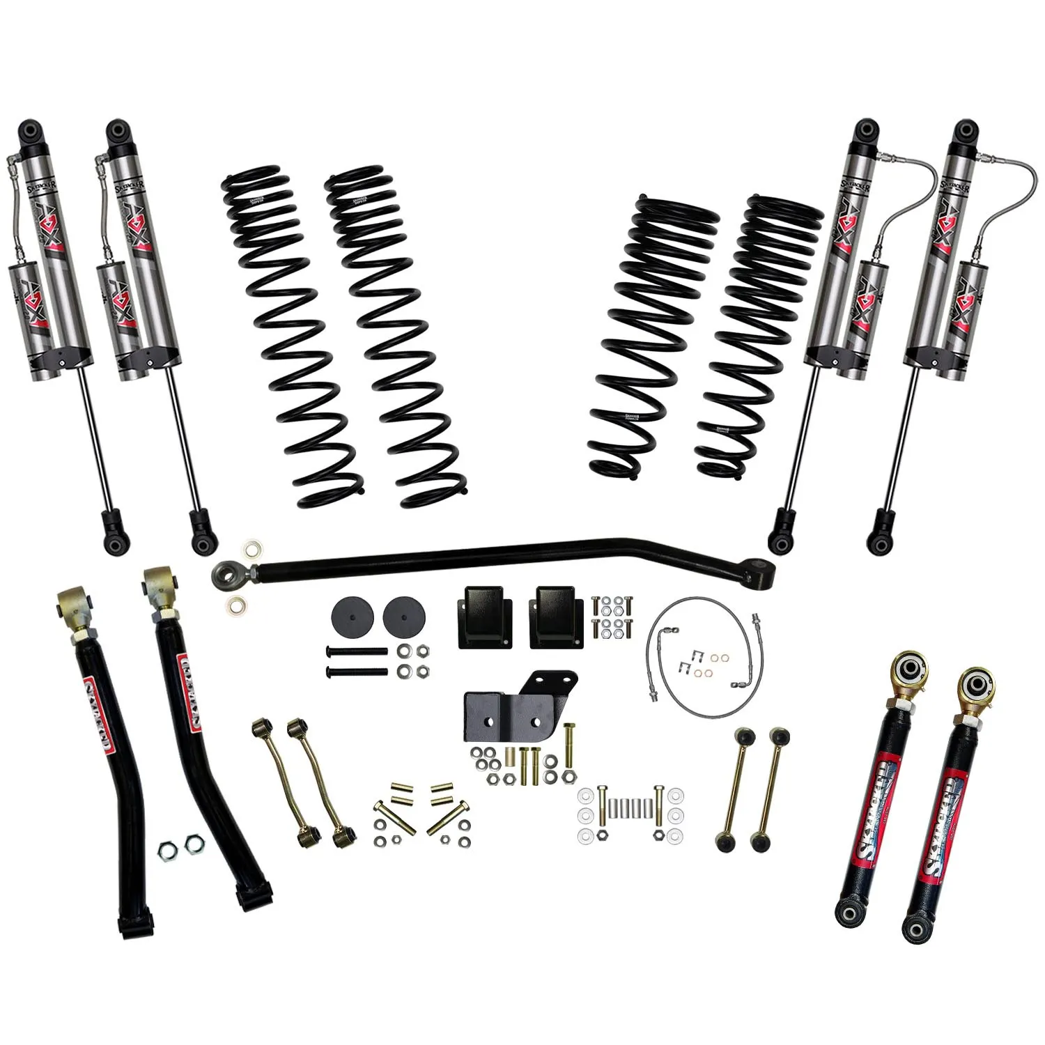 Skyjacker 6 in. Suspension Lift System With ADX 2.0 Remote Reservoir Shocks.