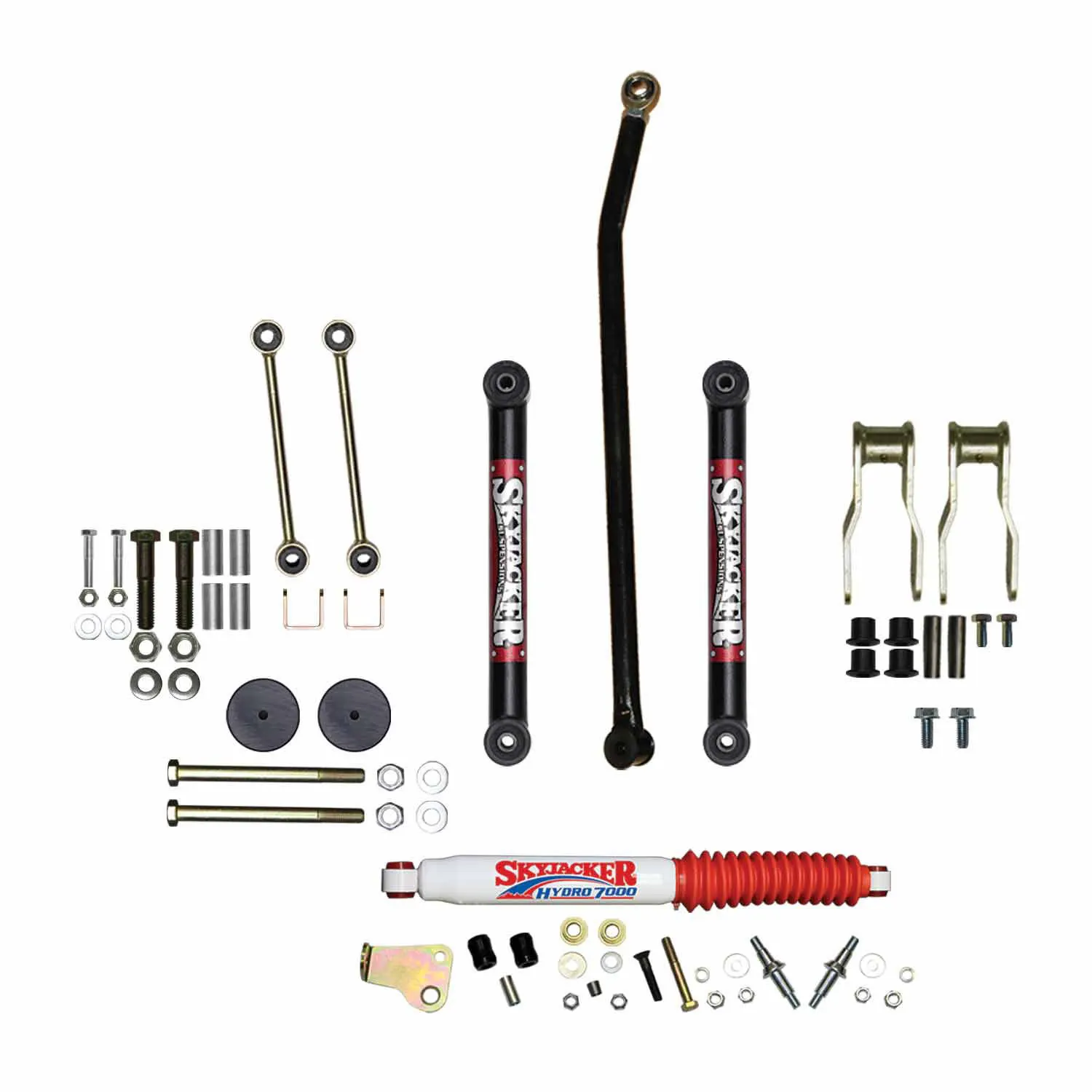 Skyjacker 4.5 in. Component Box With Front Adjustable Track Bar and Lower Control Arms.