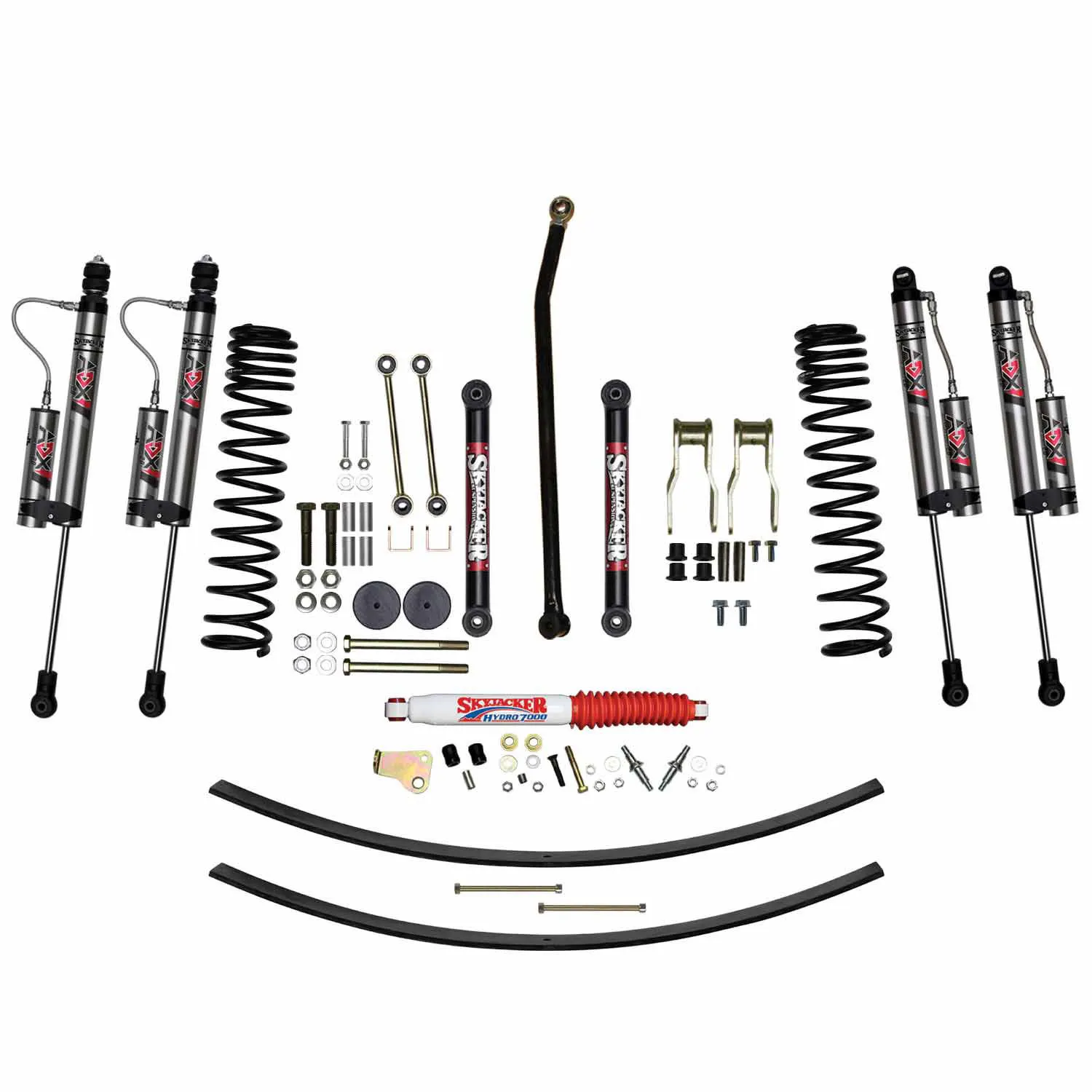 Skyjacker 4.5 in. Suspension Lift Kit With ADX 2.0 Remote Reservoir Monotube Shocks.