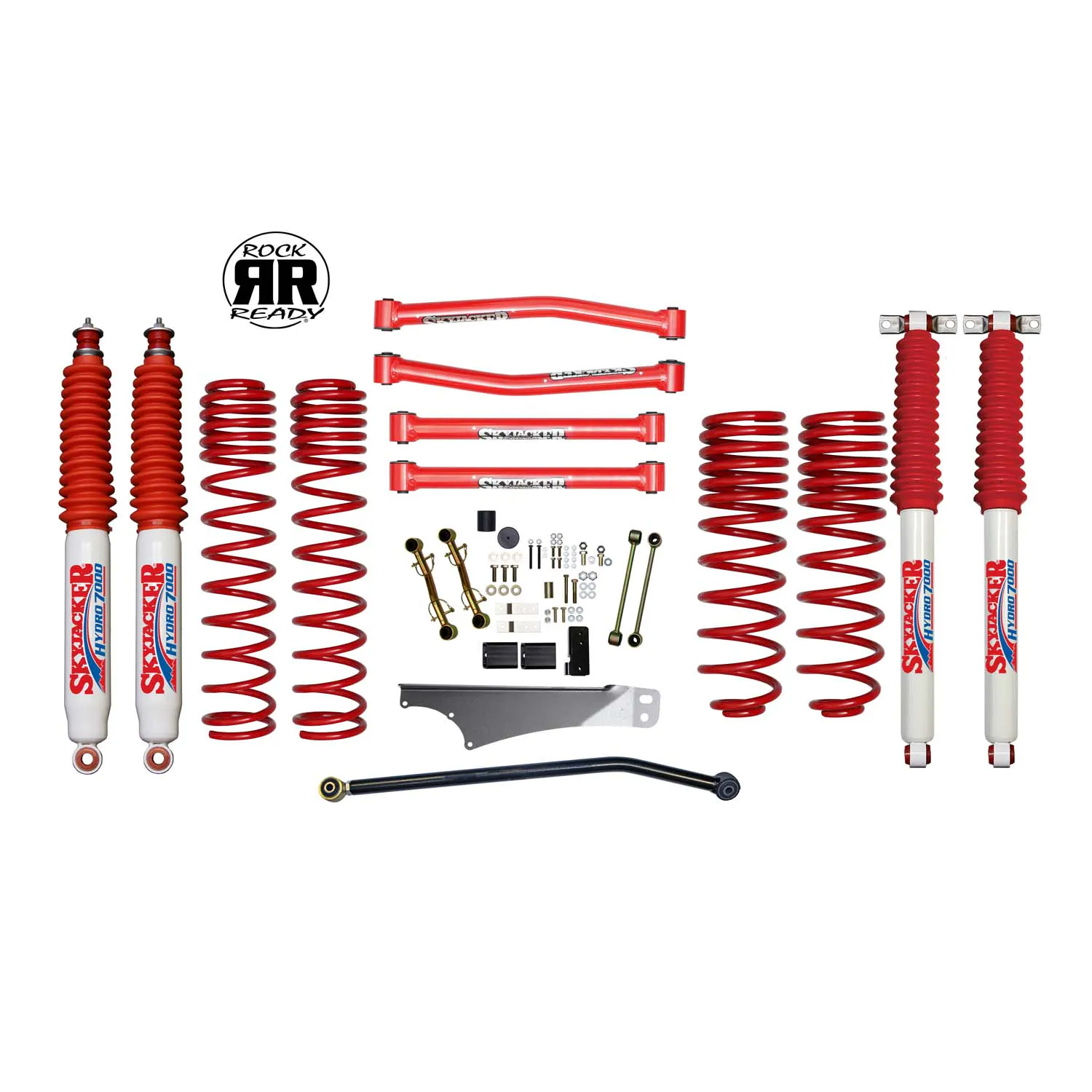 Skyjacker 5 In. Rock Ready® Suspension Lift Kit With Hydro 7000 Shocks.