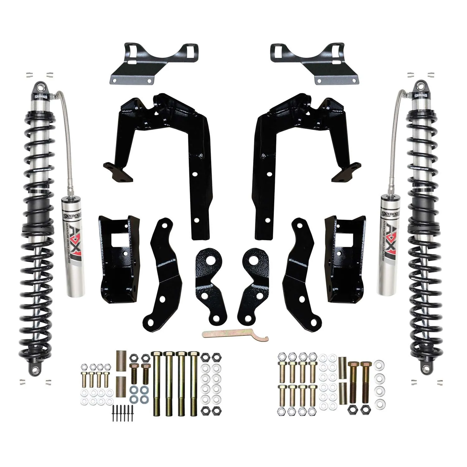 Skyjacker 3.5-6 In. ADX 2.0 Adventure Series Remote Reservoir Front Coilover Kit.