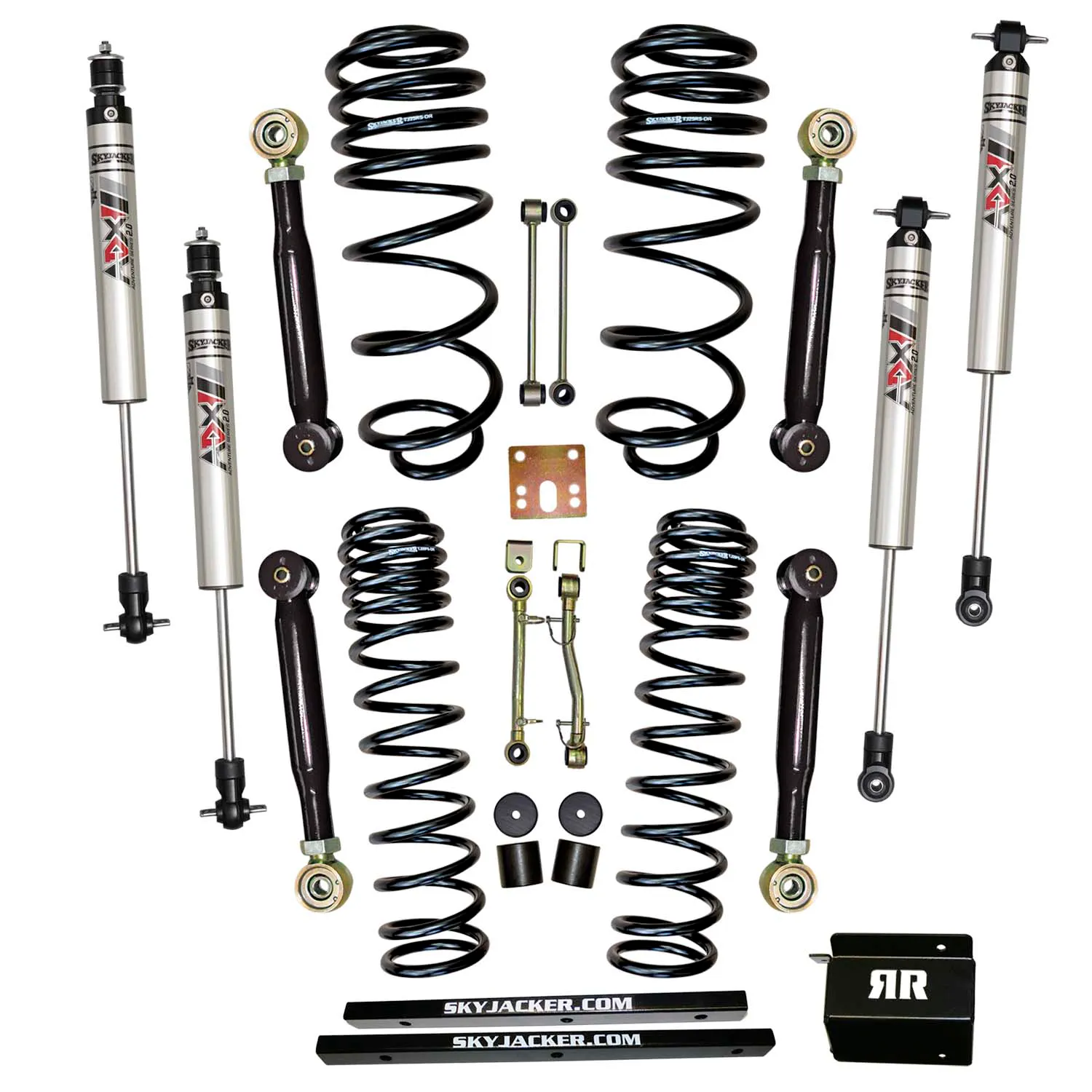 Skyjacker 2.5 in. Suspension Lift Kit With ADX M2.0 Aluminum Monotube Shocks.