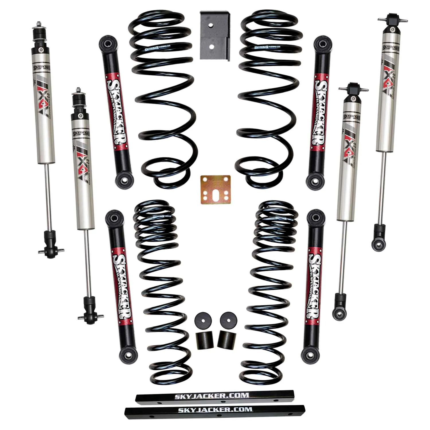 Skyjacker 2.5 in. Suspension Lift Kit With ADX M2.0 Aluminum Monotube Shocks.