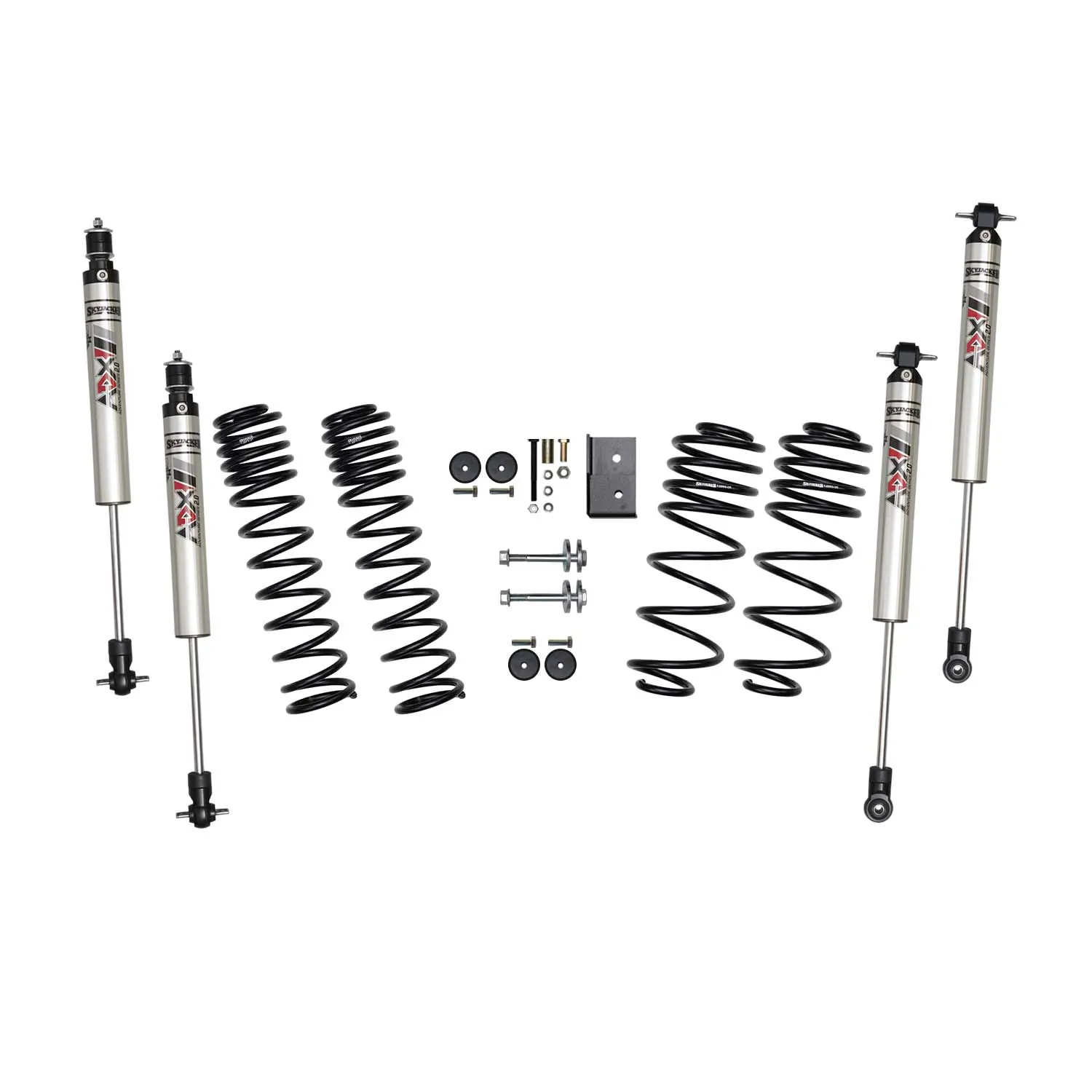 Skyjacker 2.5 in. Suspension Lift Kit With ADX M2.0 Aluminum Monotube Shocks.