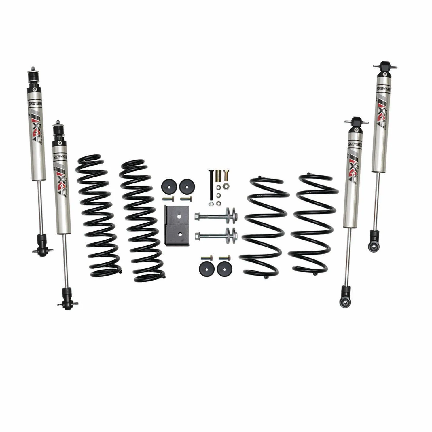 Skyjacker 3 in. Suspension Lift Kit With ADX M2.0 Aluminum Monotube Shocks.
