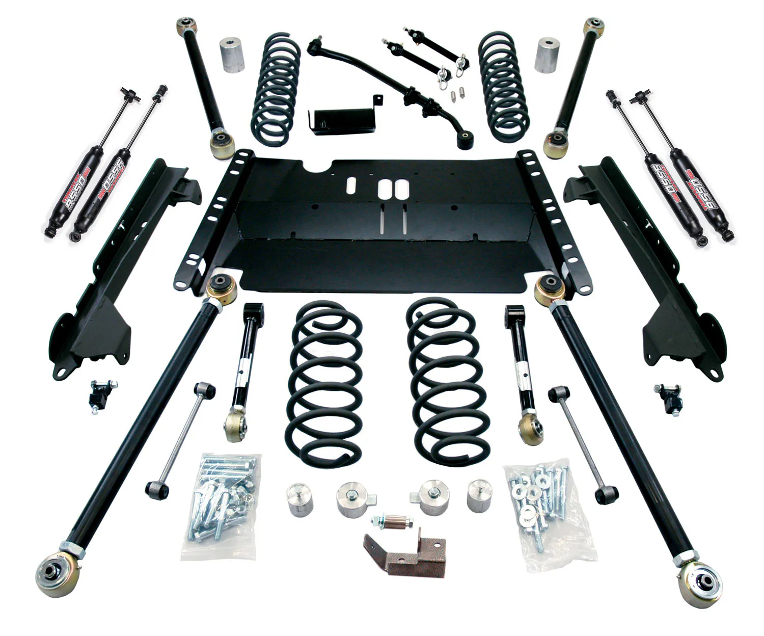 Teraflex TJ Unlimited 3 Inch Enduro LCG Long FlexArm Lift Kit 04-06 Wrangler TJ Unlimited