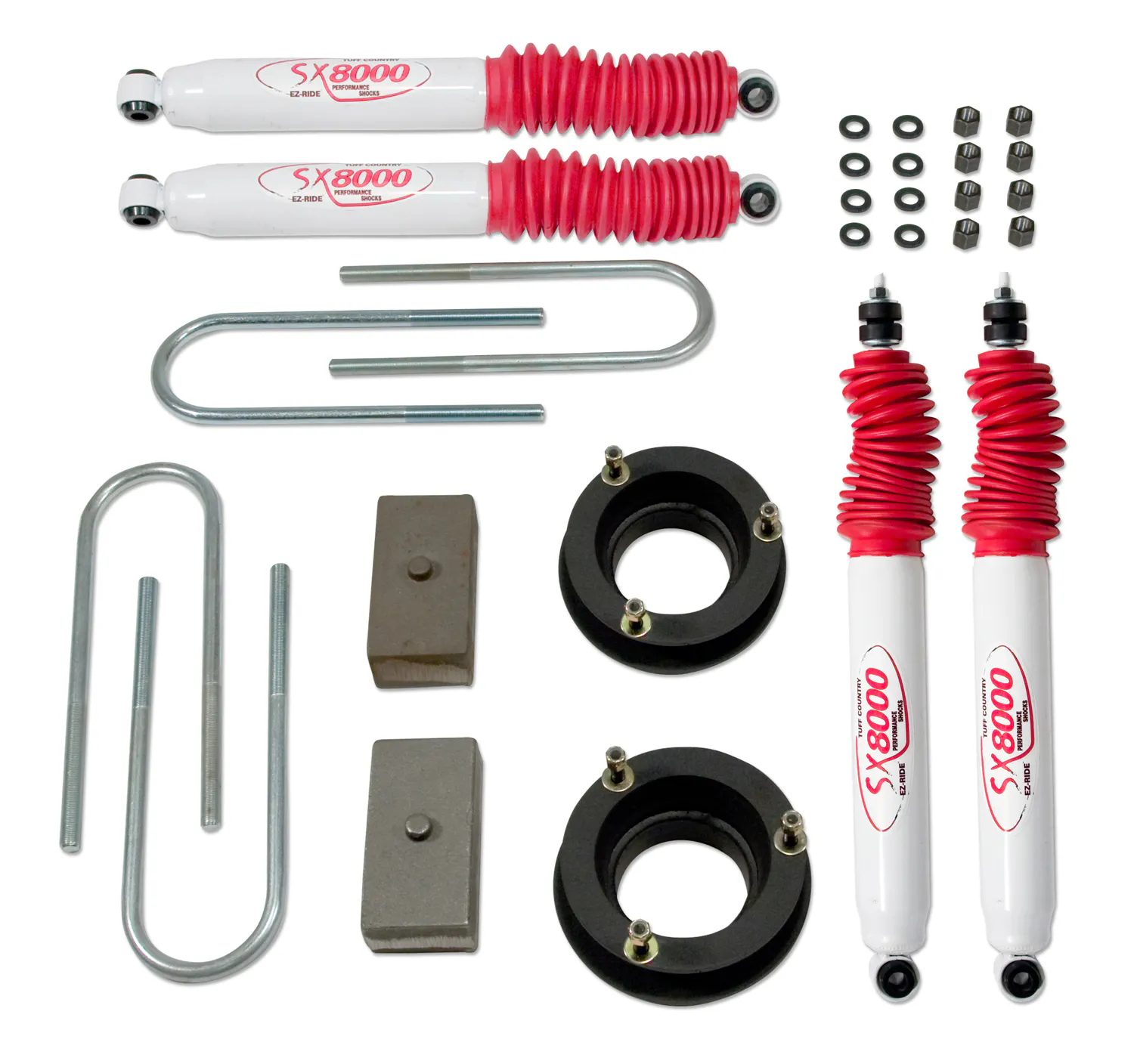 Tuff Country 2" Lift Kit w/Rear lift blocks