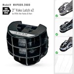 Altor Locks MVP009.2000 ICON Trailer Coupler Lock for 2 yoke latch coupler style by OEMs like Husky/Ram