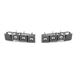 ARC Lighting 411B1 Concept Pod Mini Bronco Steel Bumper Triple Light Kit (2 EA)